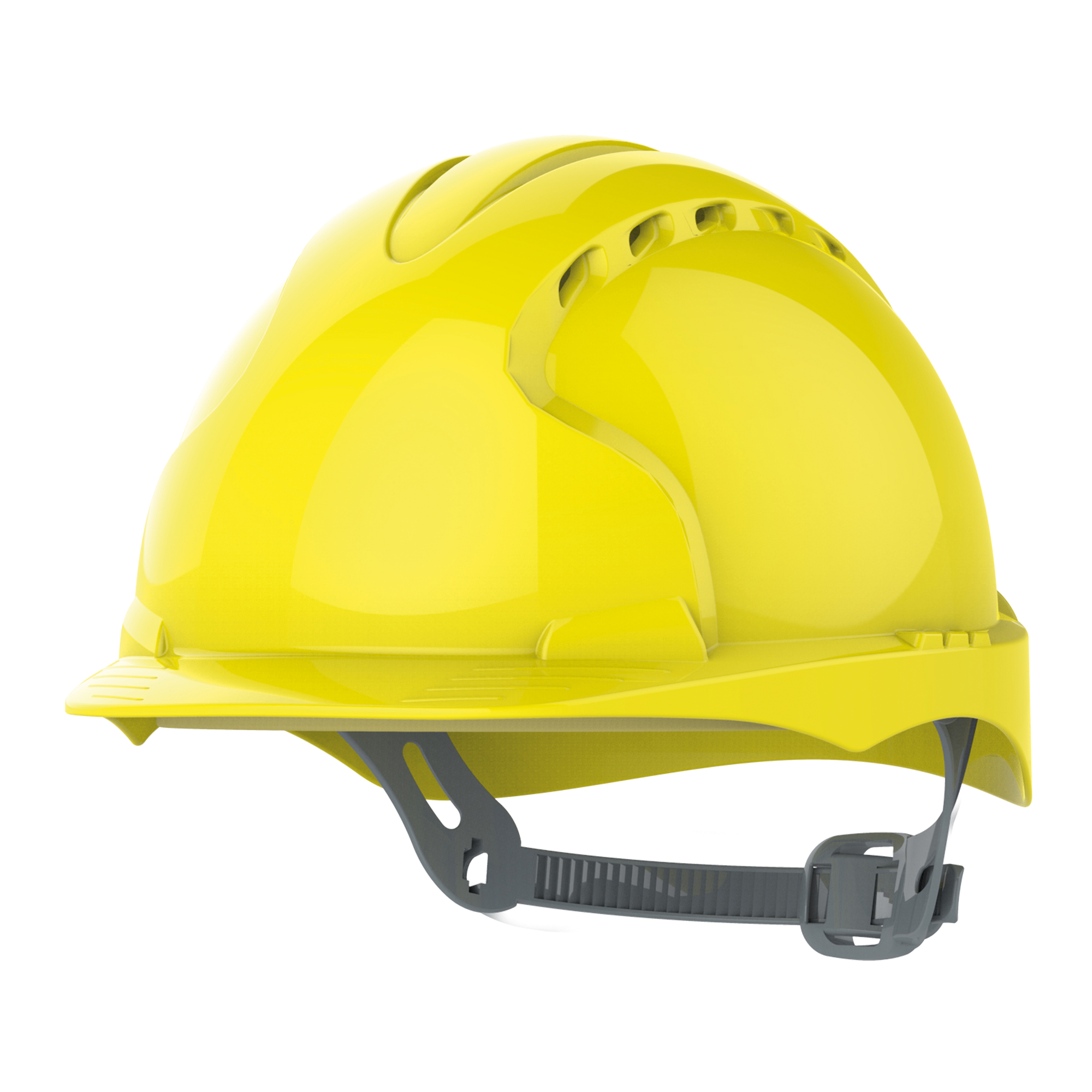 Capacete de segurança EVO®2 ventilado - fecho de correr - Yellow