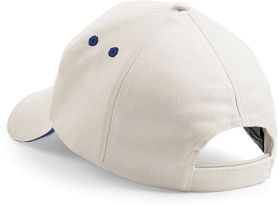 Boné Ultimate com 5 painéis sandwich em contraste - Putty / French Navy