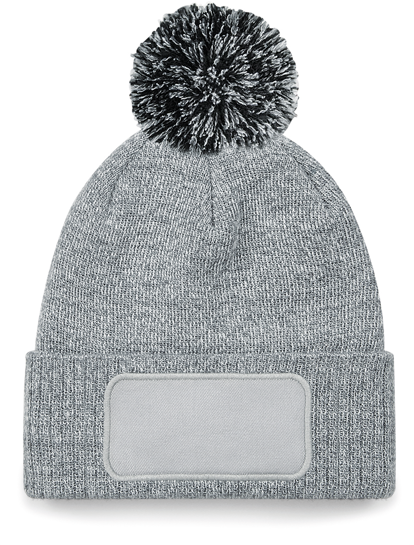 Gorro patch Snowstar® - HEATHER GREY / BLACK