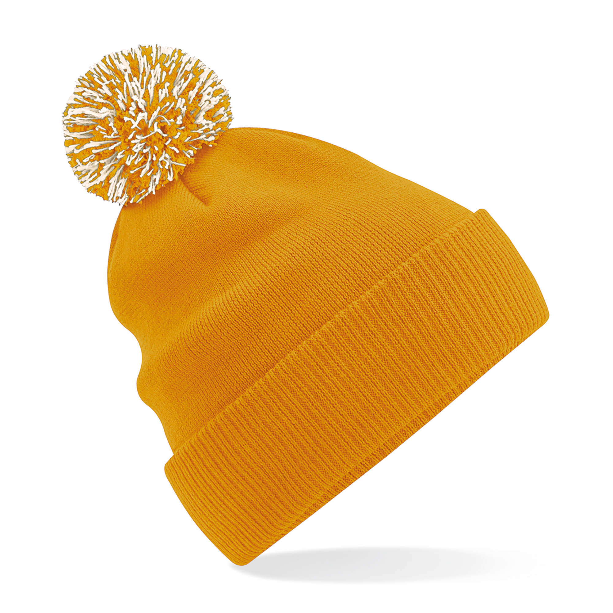 Gorro Snowstar® - Mustard / Off White