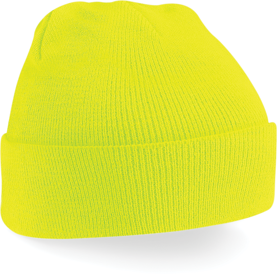 Gorro Original com dobra - Fluorescent Yellow