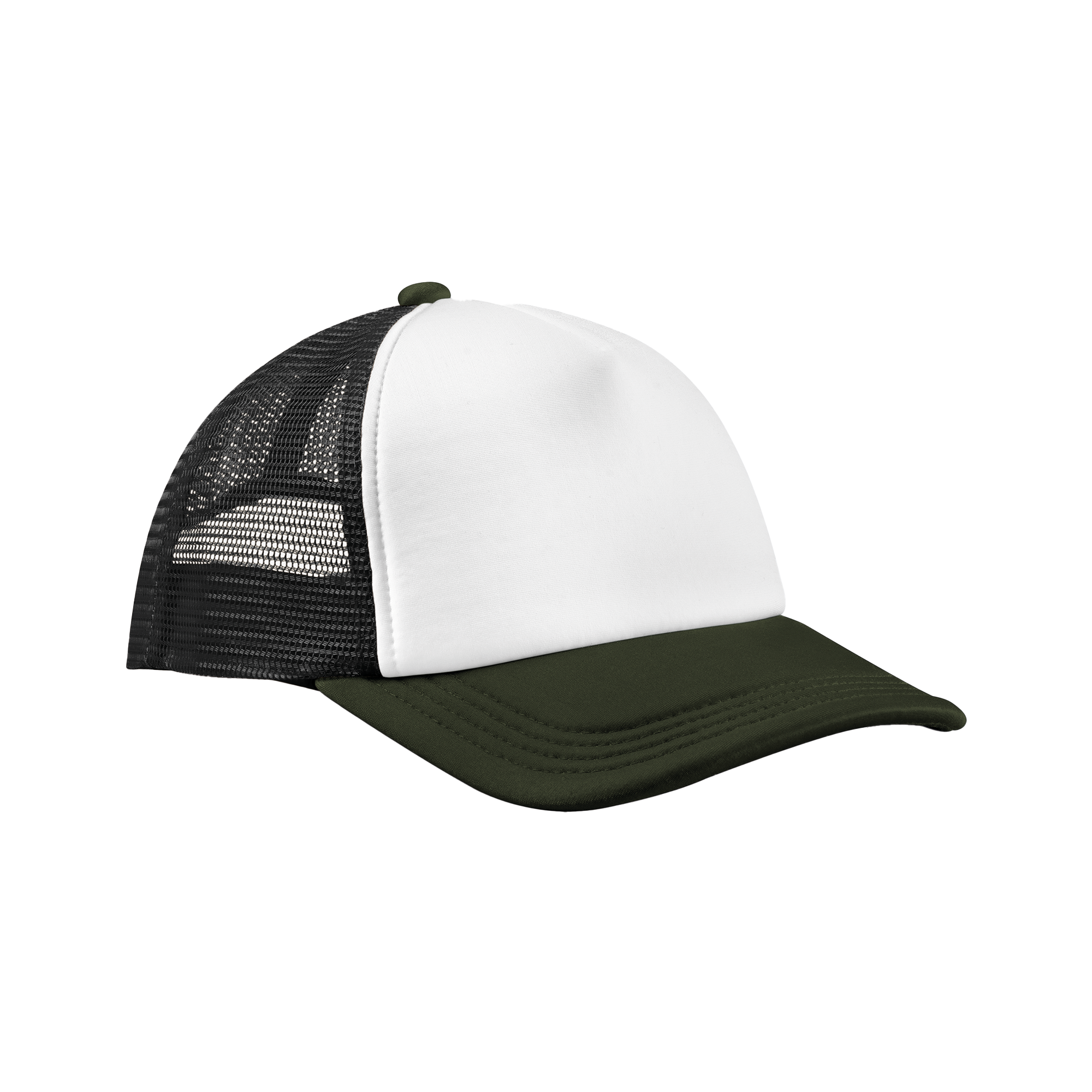 black / dark olive Gorra trucker de 5 paneles multicolor<br/>
