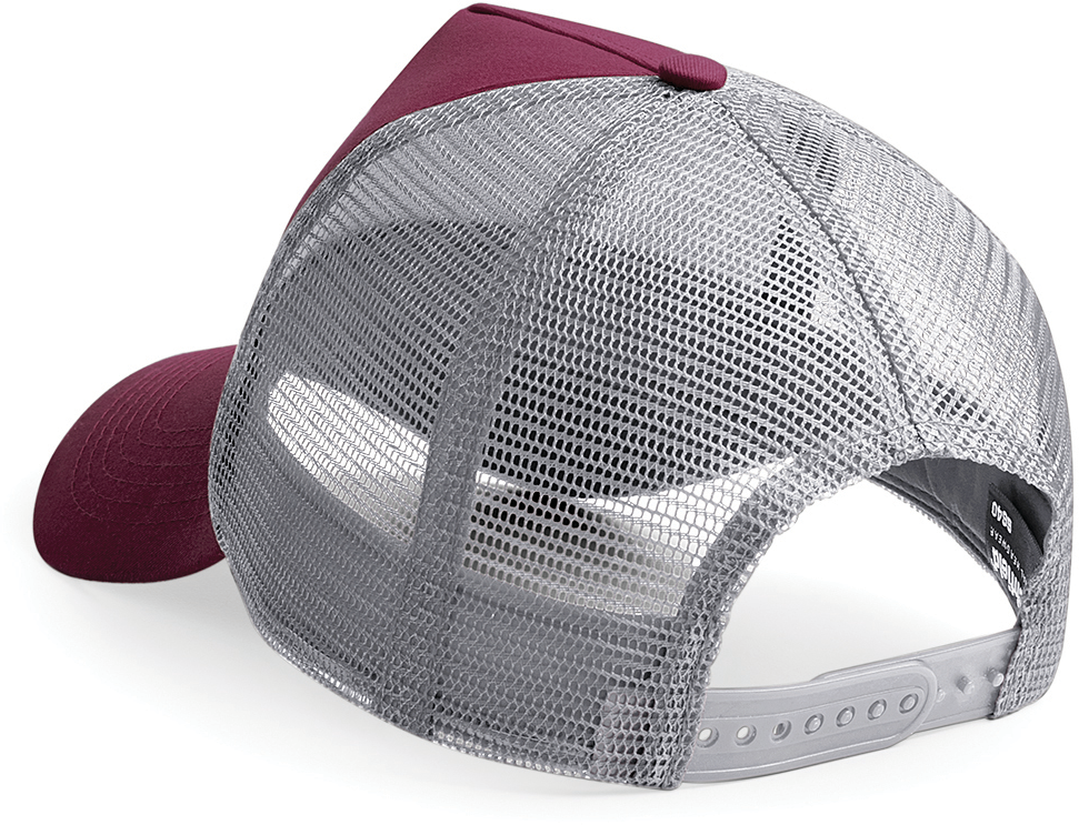 SNAPBACK TRUCKER Boné com rede - Burgundy / Light Grey