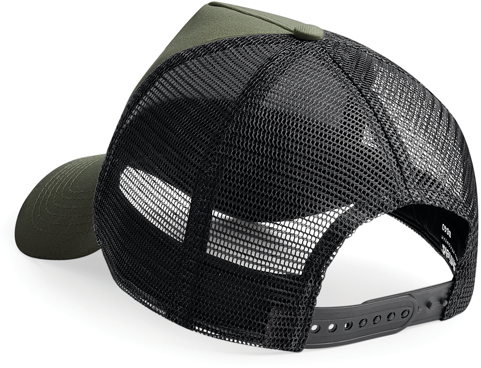 SNAPBACK TRUCKER Boné com rede - Olive Green / Black