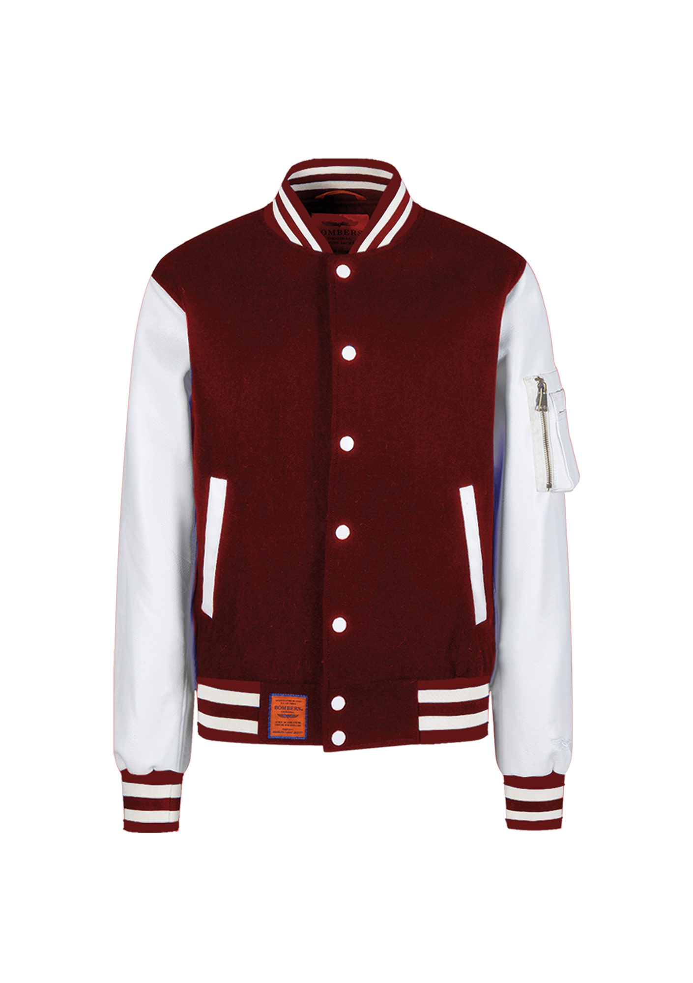 Burgundy / Crème