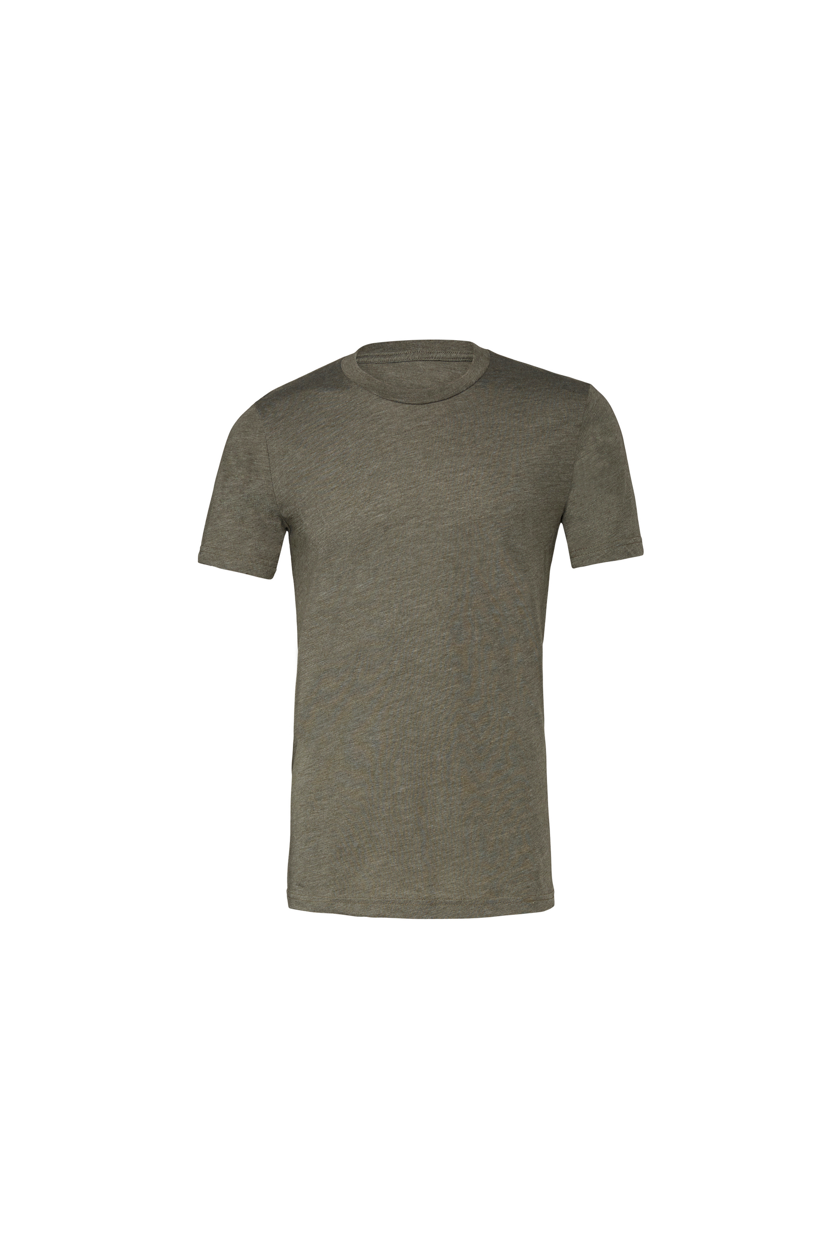 T-shirt com decote redondo Heather - Heather Military Green