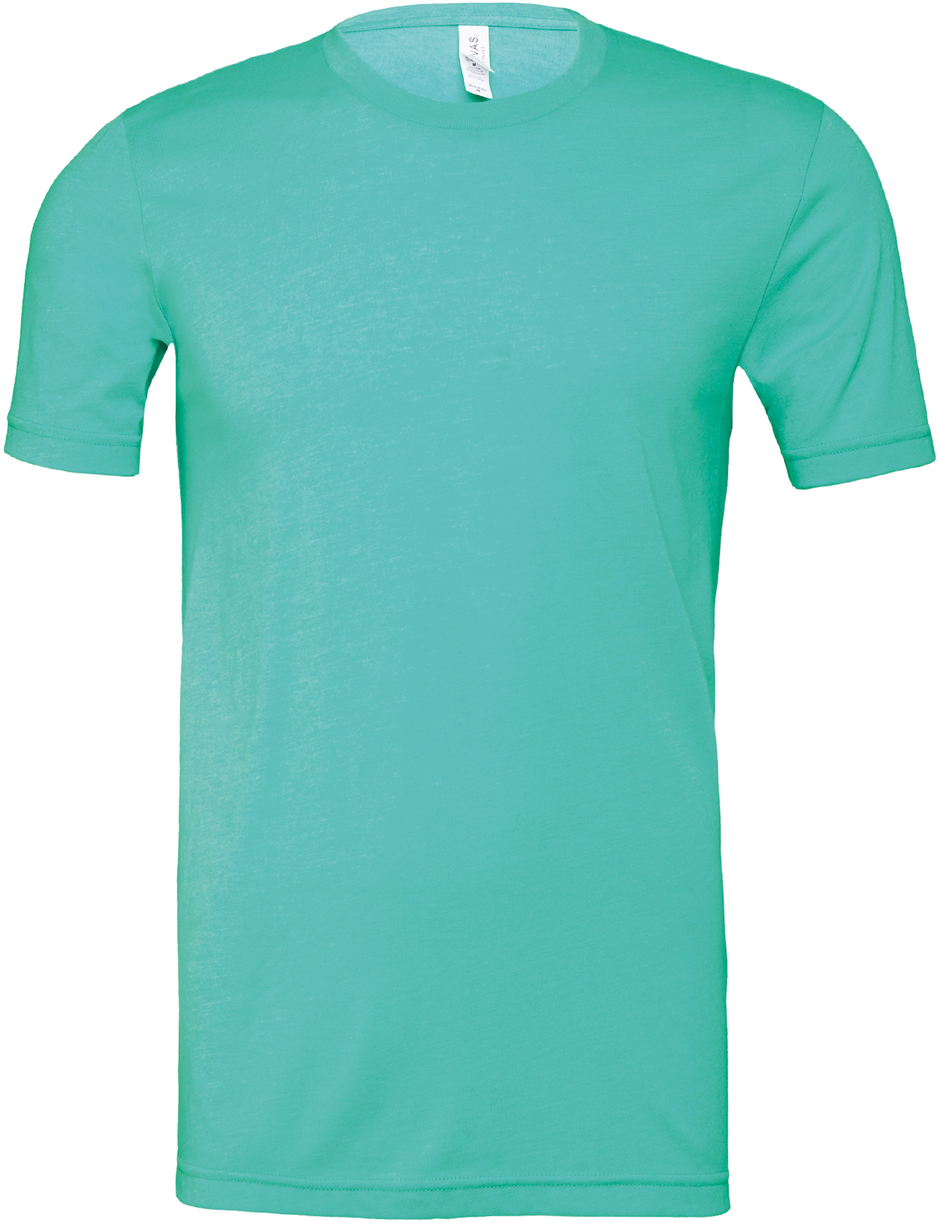 T-shirt com decote redondo Heather - Heather Sea Green