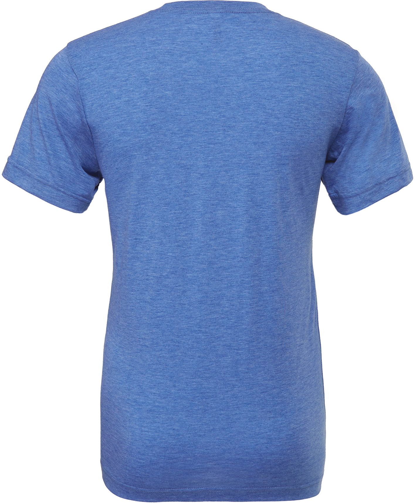 T-shirt Triblend unissexo decote redondo - True Royal Triblend