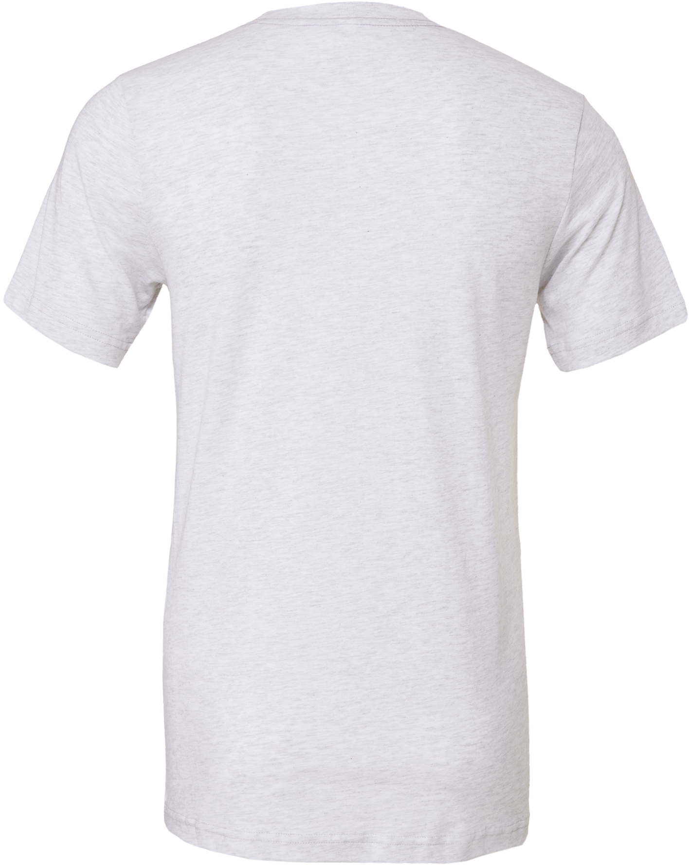 T-shirt Triblend unissexo decote redondo - White Fleck Triblend