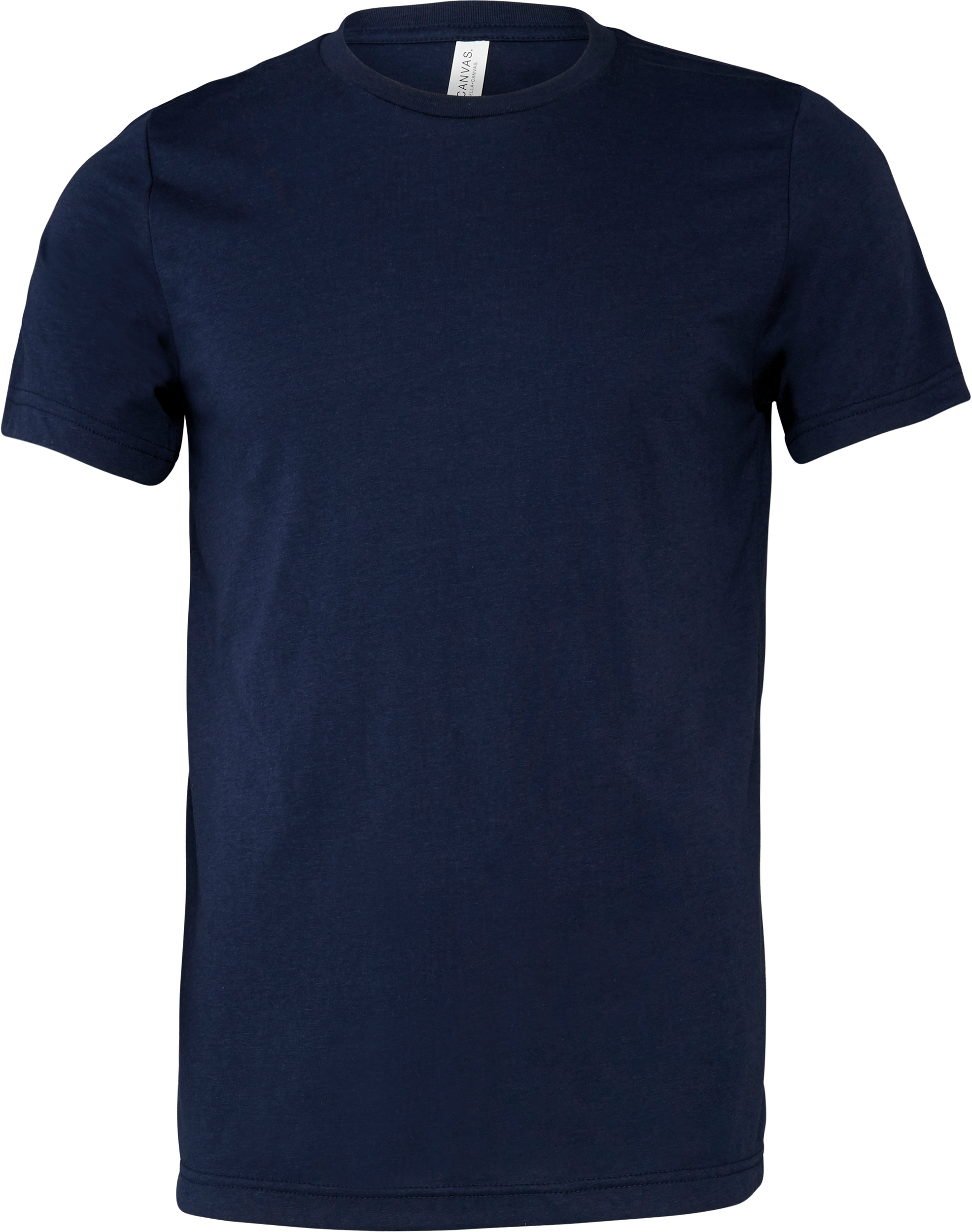 T-shirt Triblend unissexo decote redondo - Solid Navy Triblend