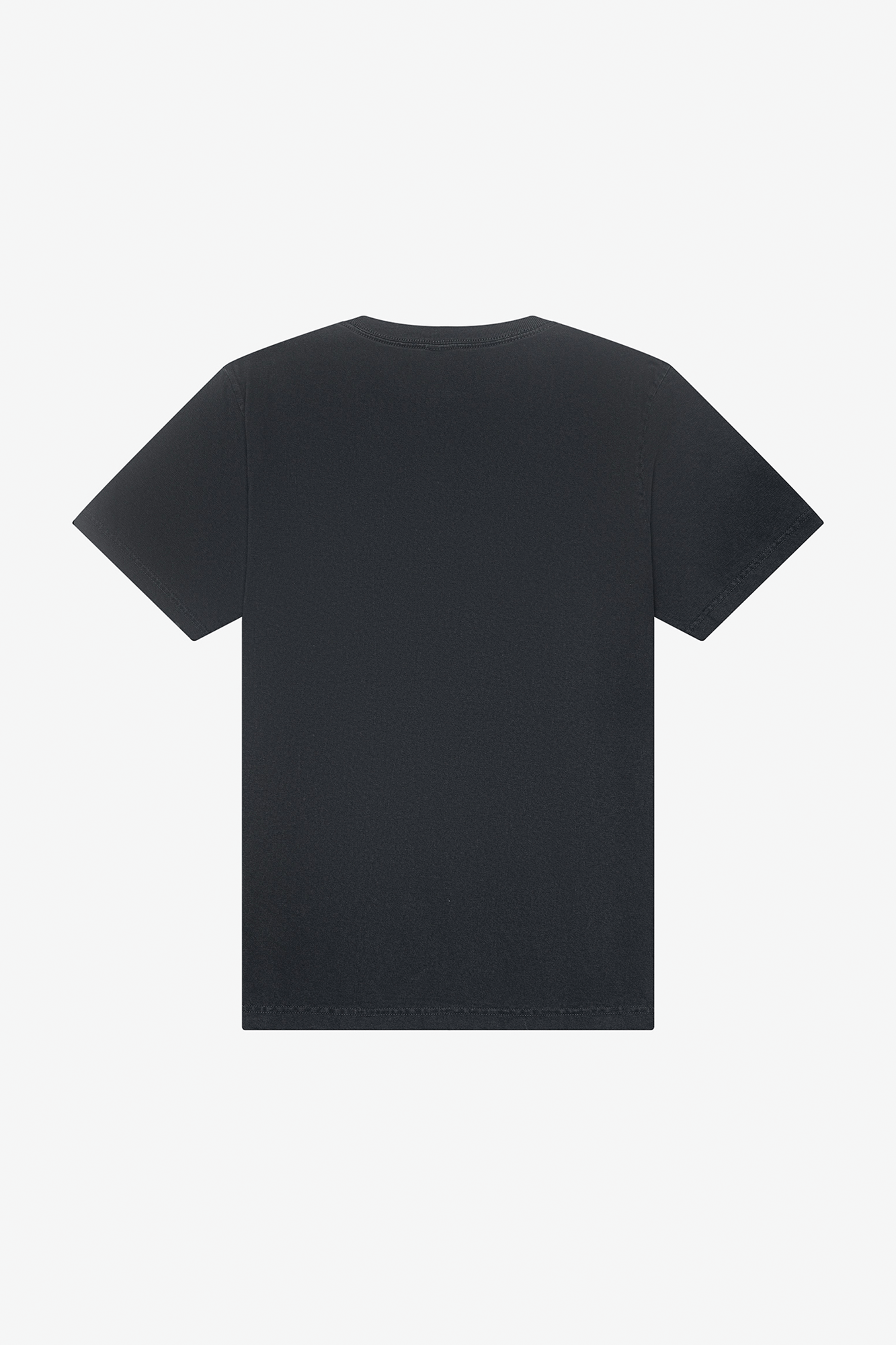 T-shirt pesada com aspecto lavado unissexo - Washed black