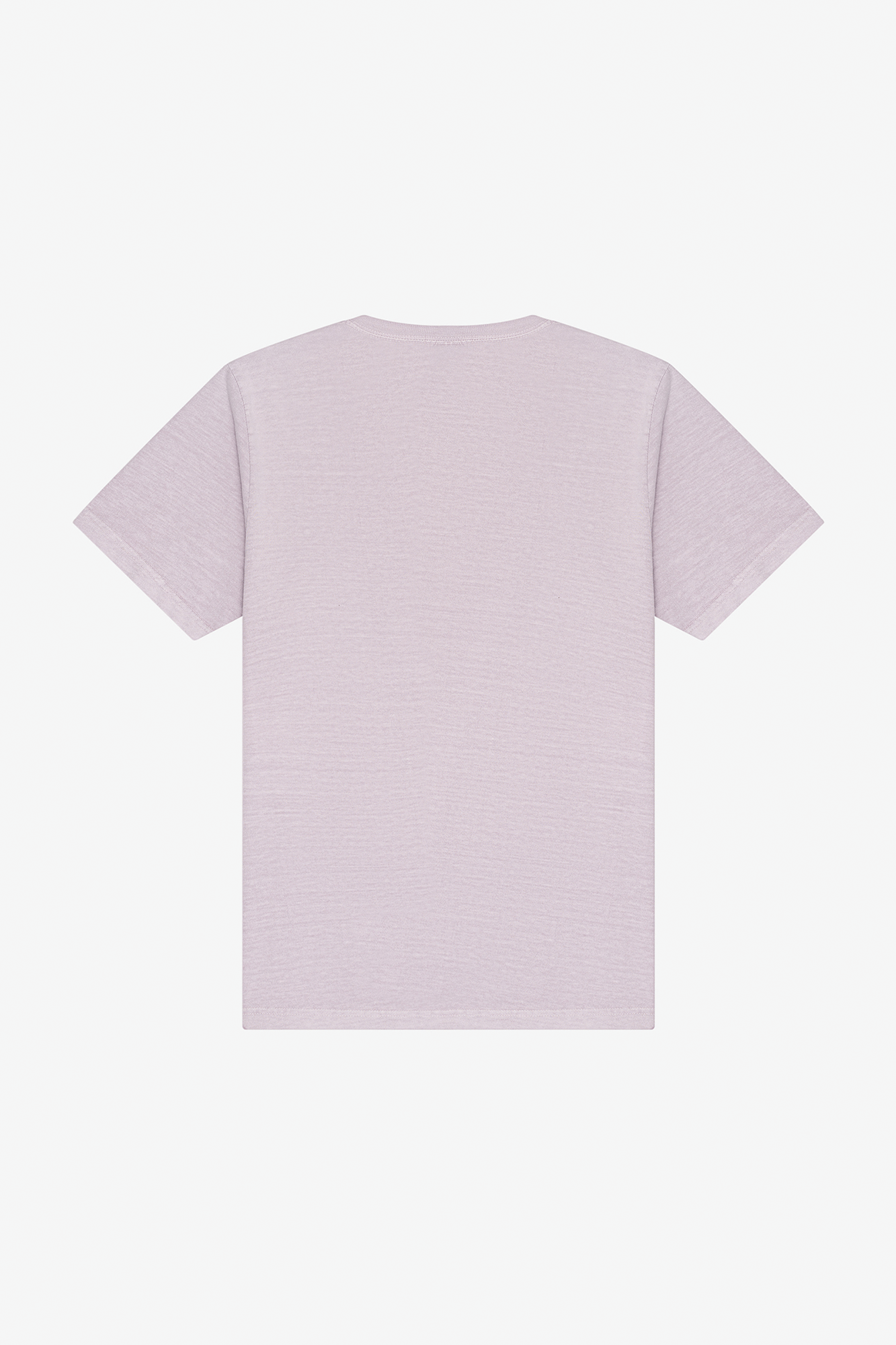 T-shirt pesada com aspecto lavado unissexo - Washed lavender