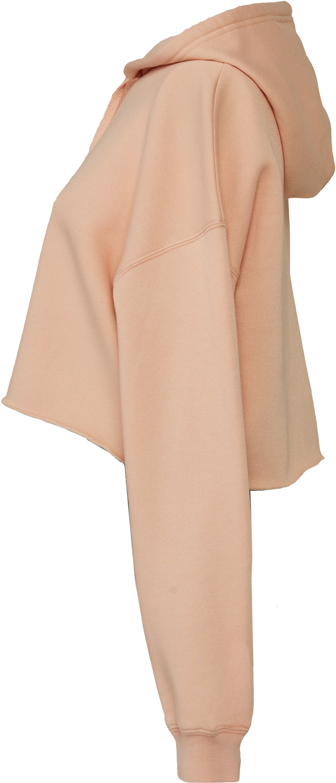 Sweat-shirt crop à capuche femme