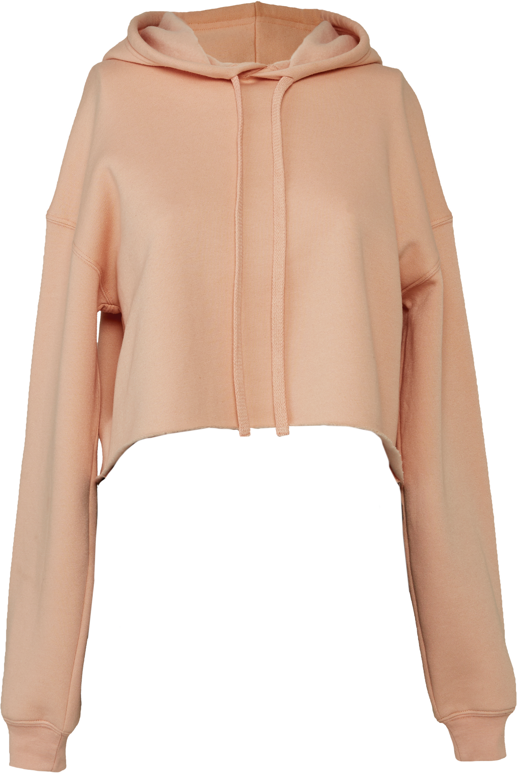Sweat-shirt crop à capuche femme