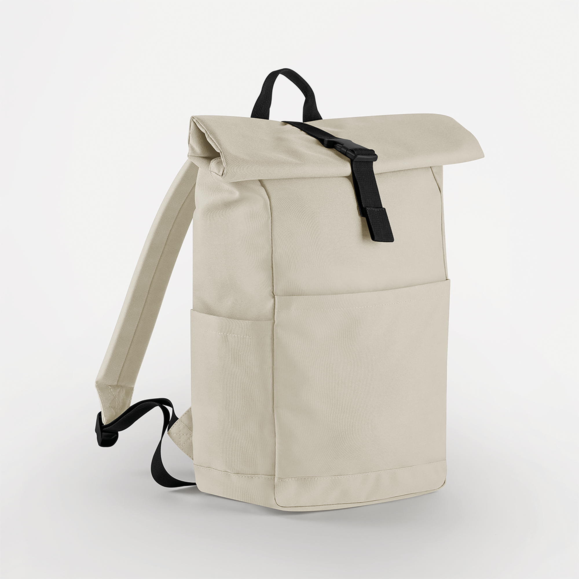 Mochila com sistema roll-top reciclada - Natural Stone