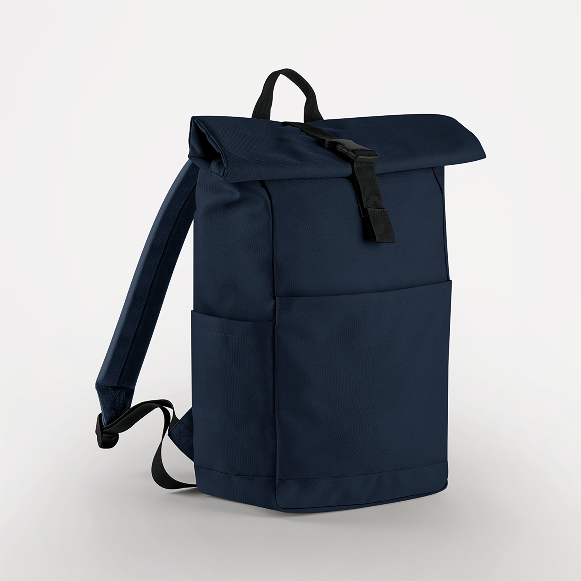 Mochila com sistema roll-top reciclada - Navy