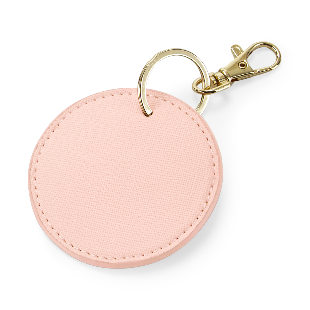 Porta-chaves redondo - Soft pink
