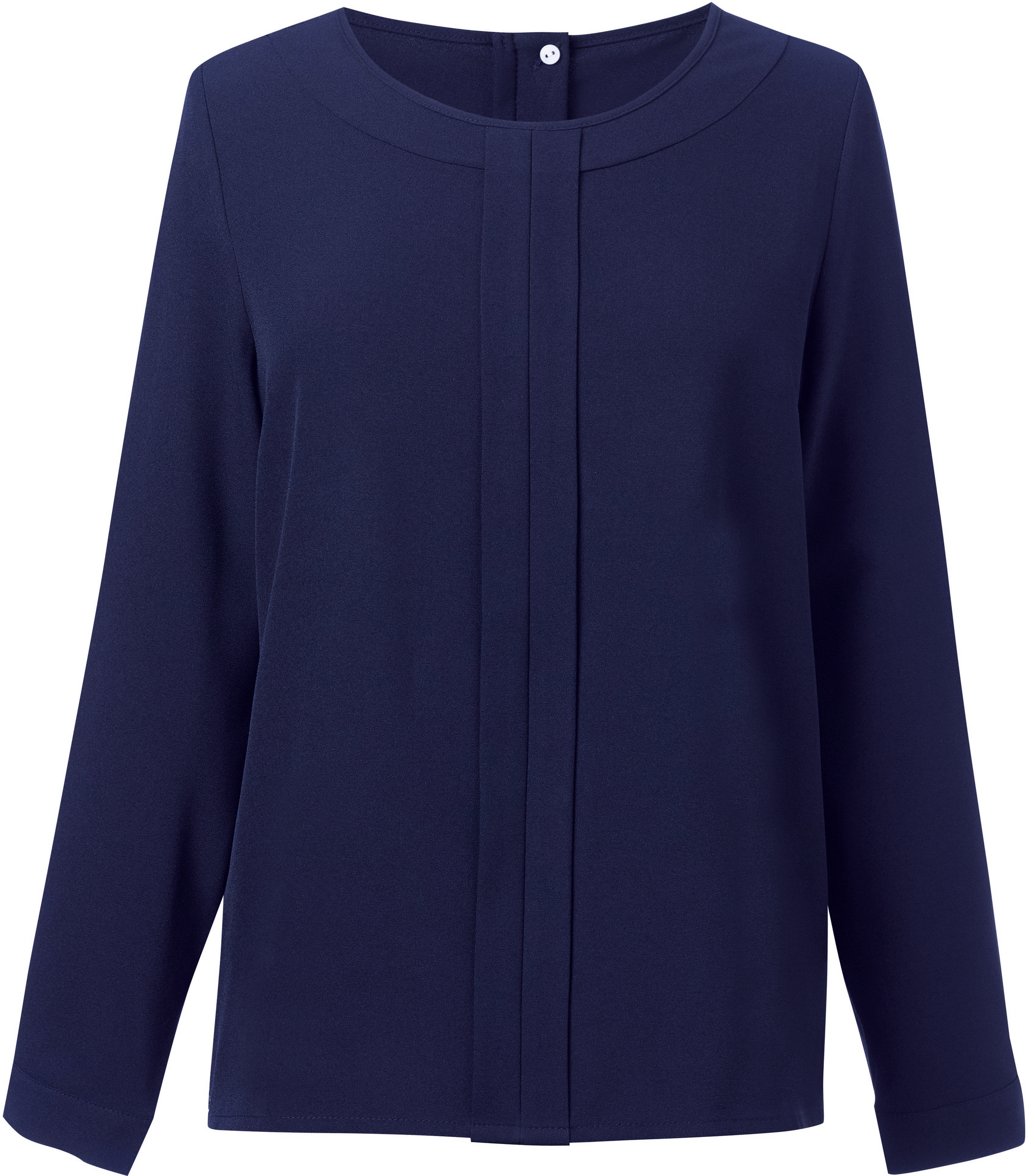 Blusa em crepe da China Roma - Navy