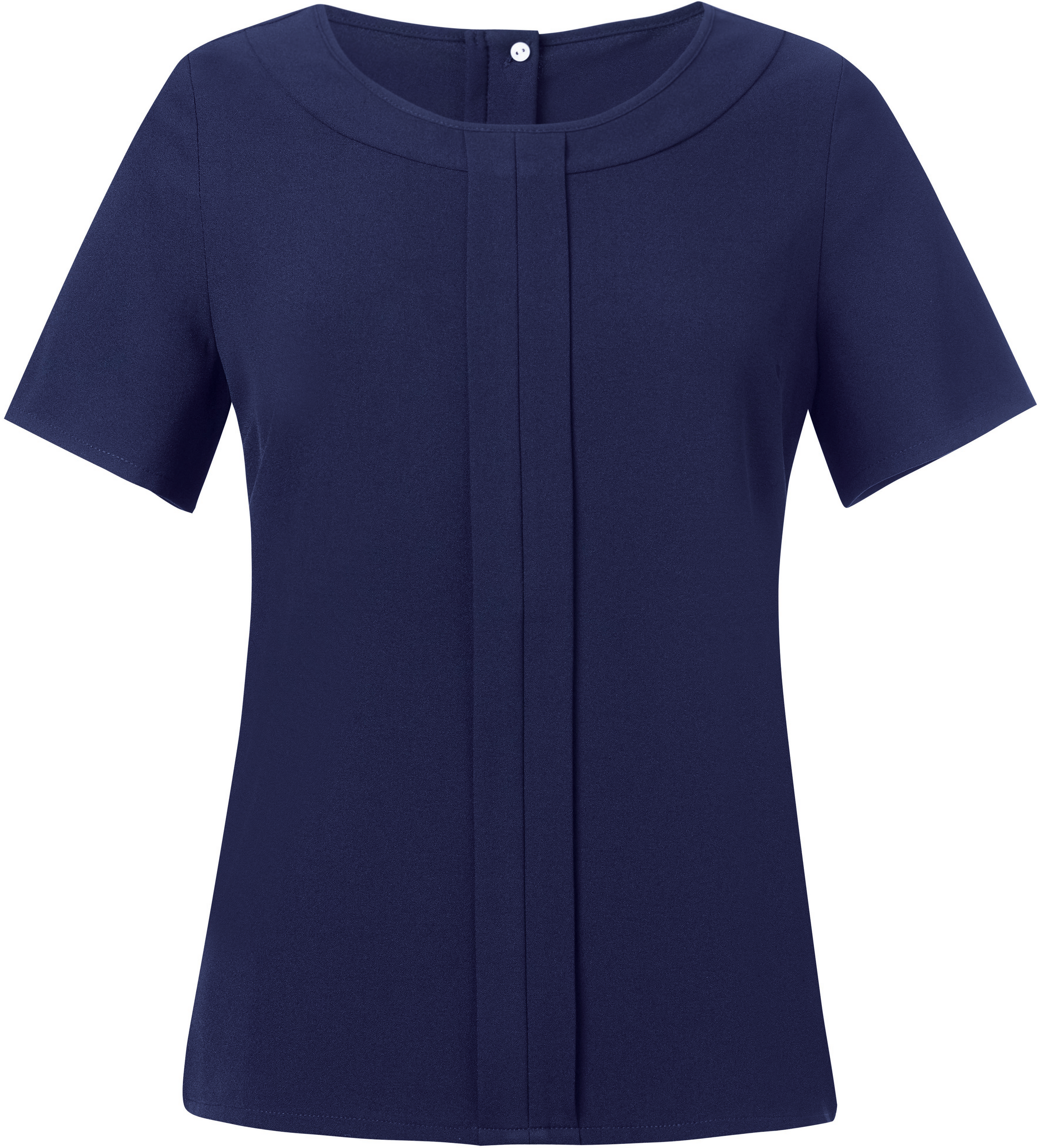 Blusa em crepe da China VERONA - Navy