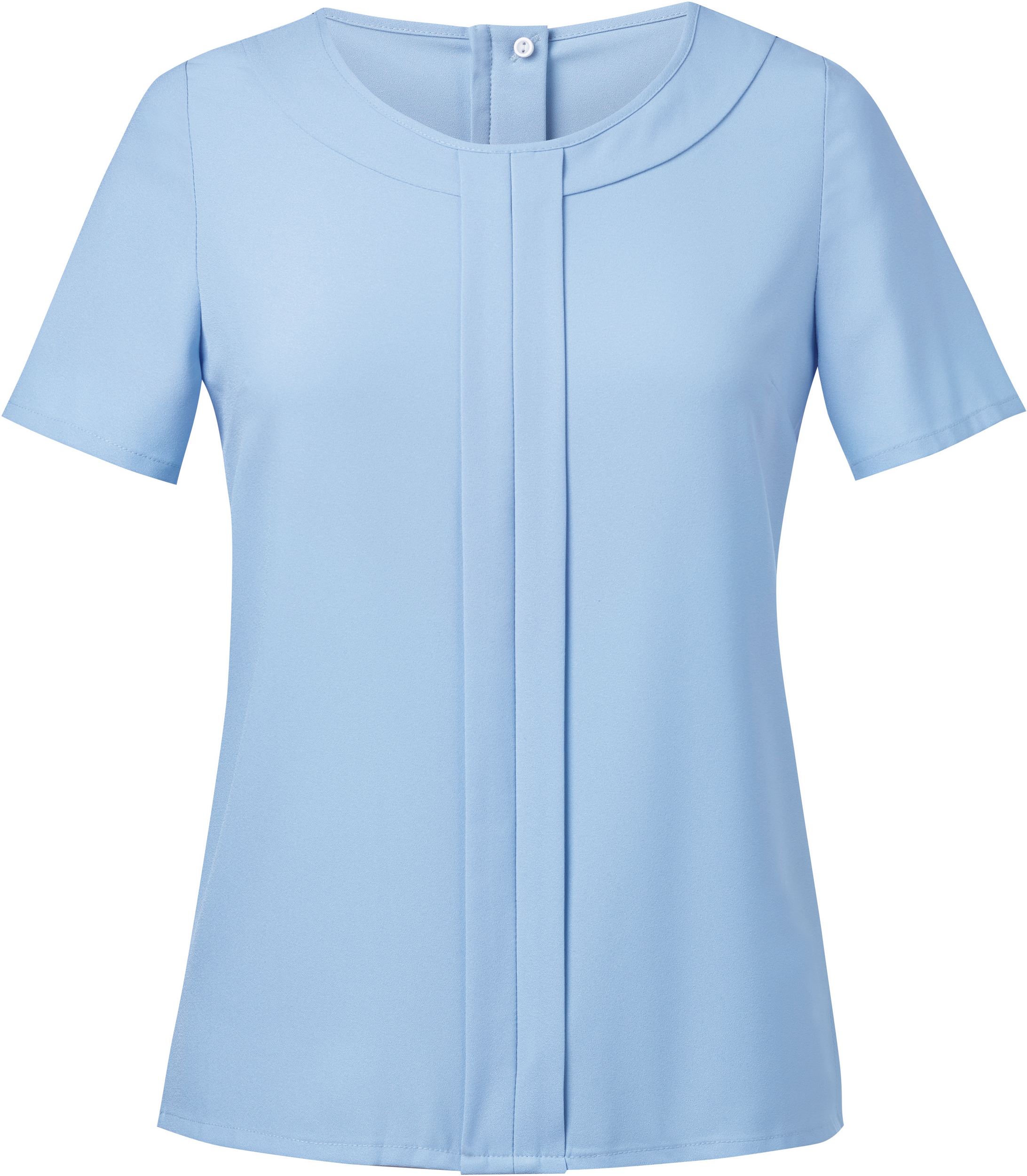 Blusa em crepe da China VERONA - Sky Blue