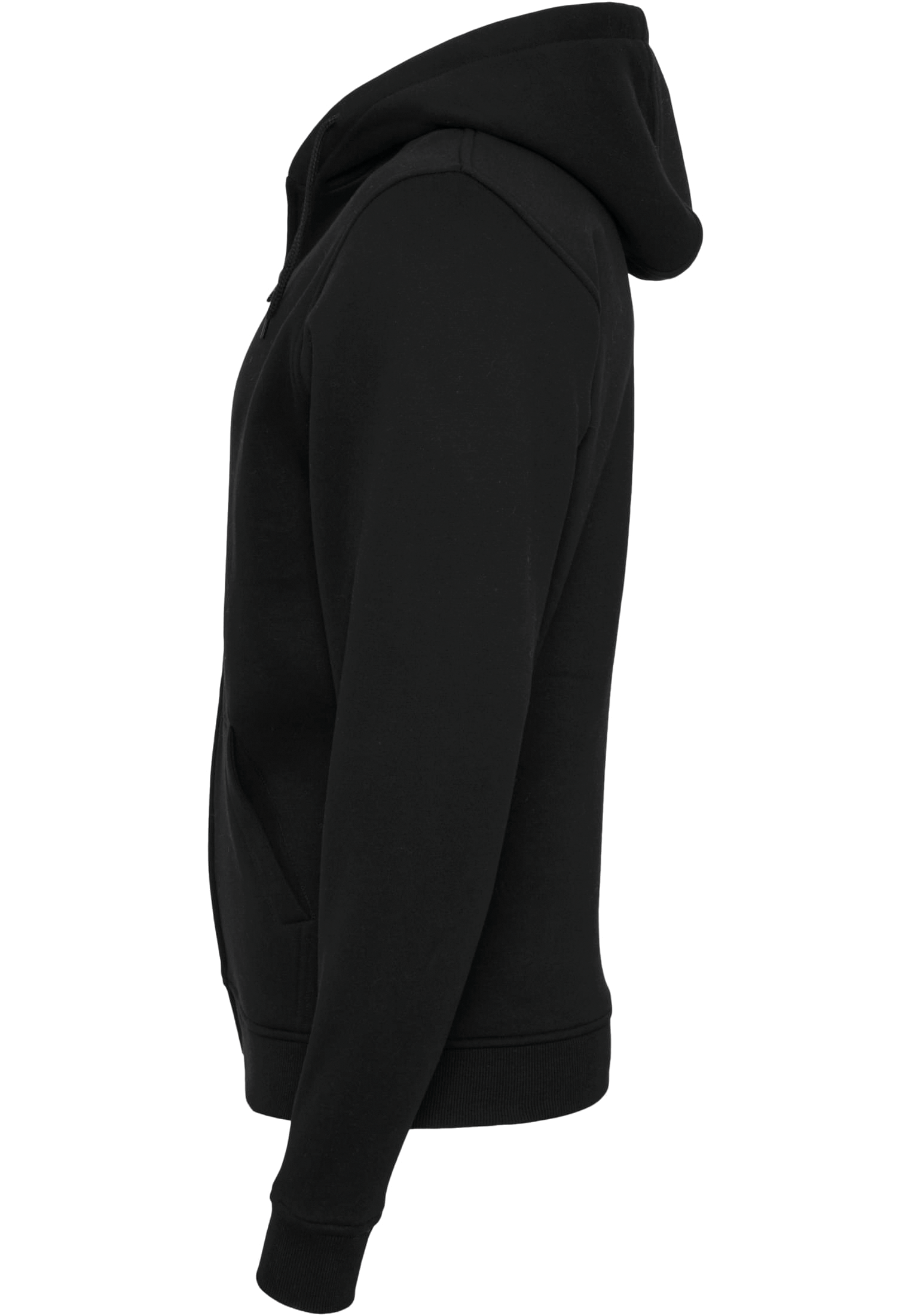 Sudadera con capucha y cremallera de tejido grueso