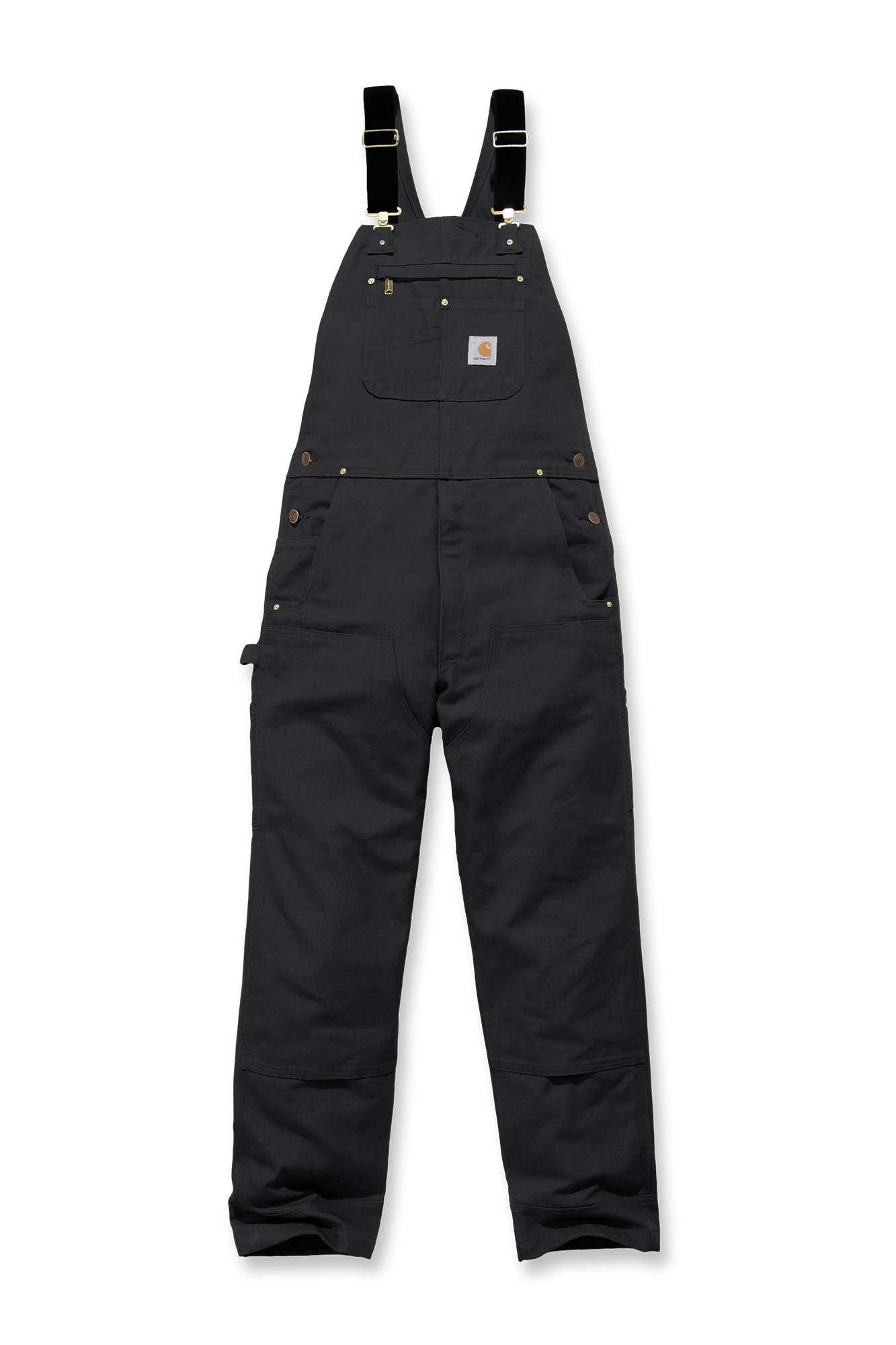 パンツ Carhartt Good Fade Duck Overalls Black Carhartt Firm Duck Insulated Bib Overall - Black — Dave's