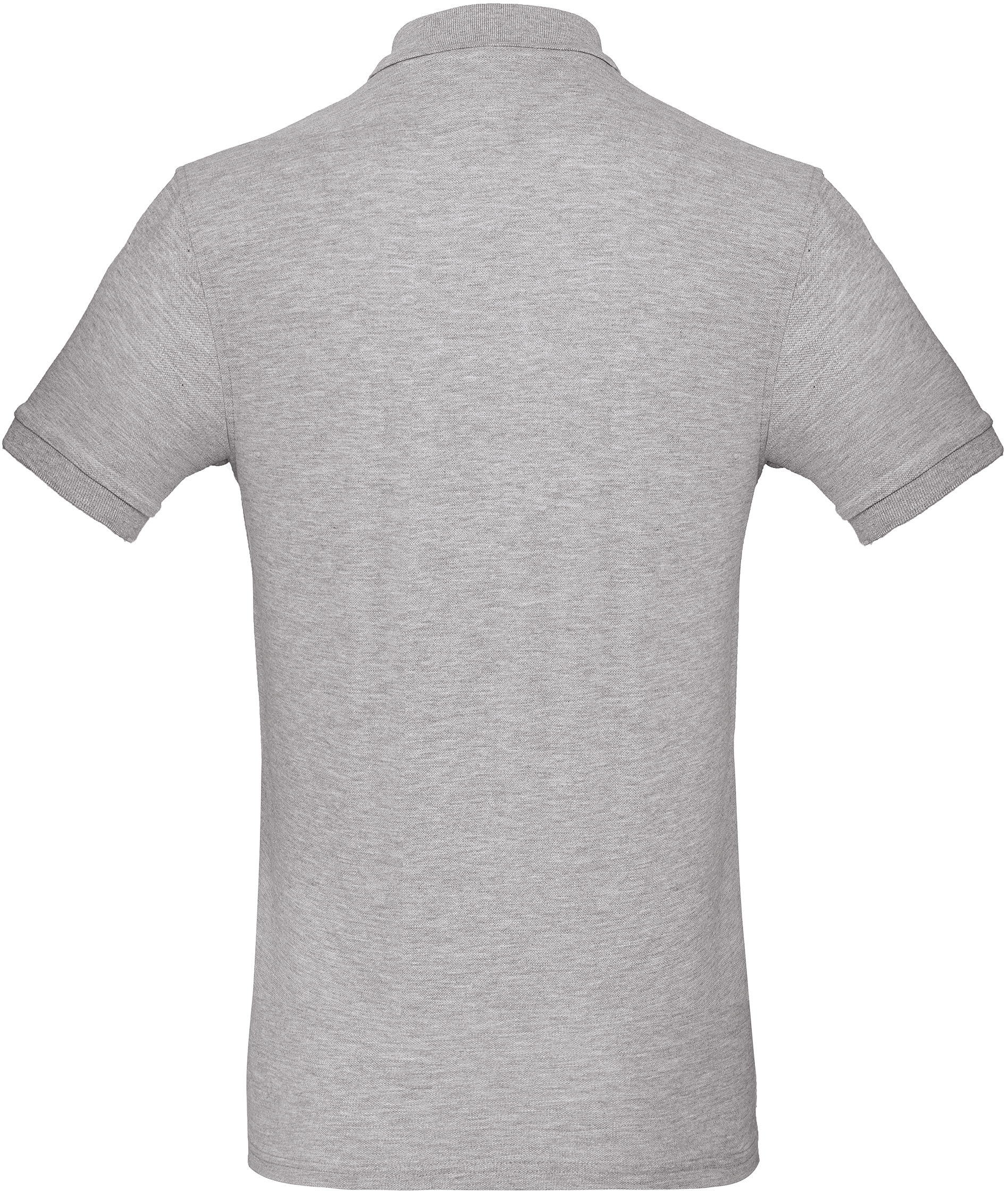 Polo bio homem - Heather Grey