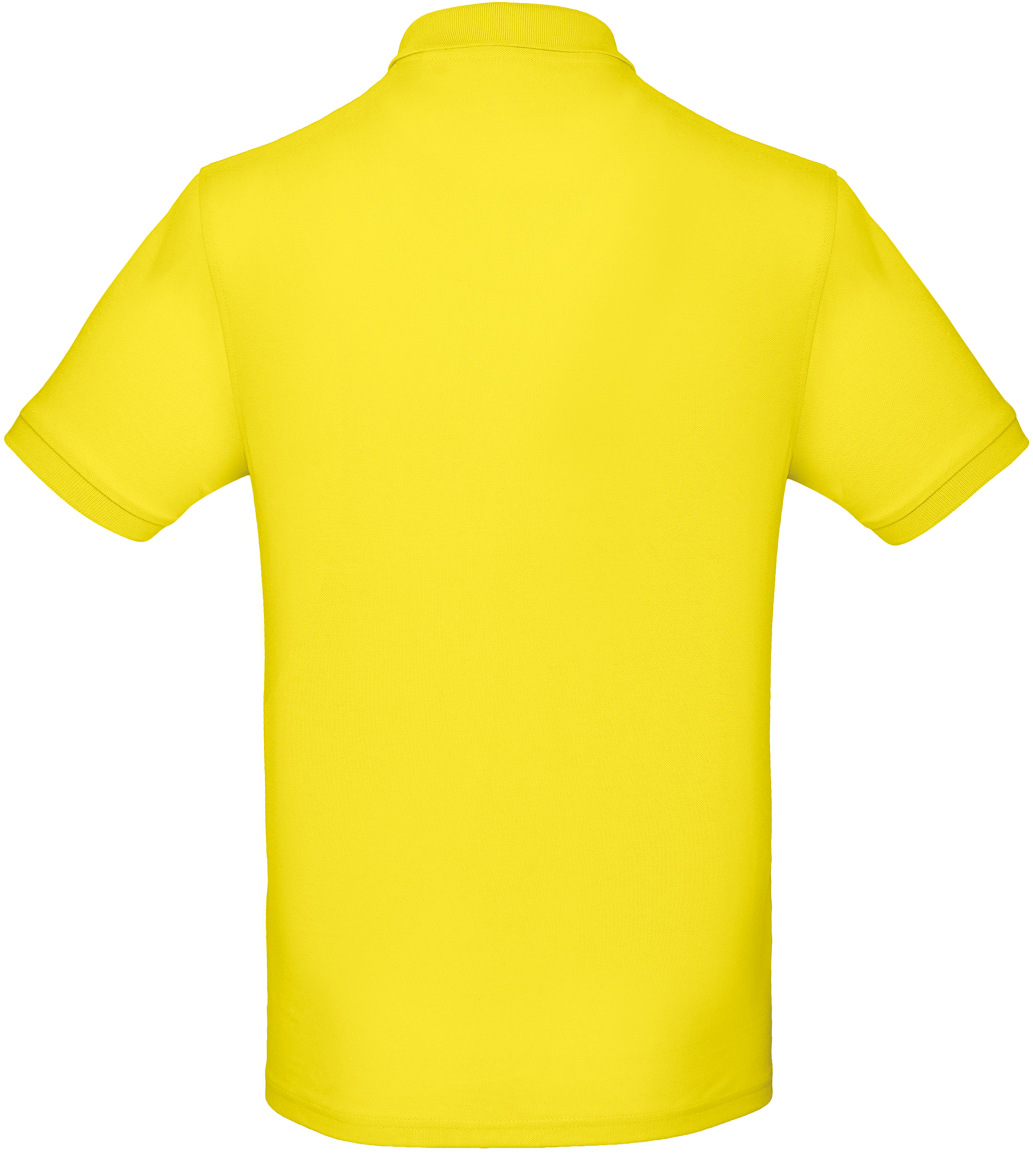 Polo bio homem - Solar Yellow