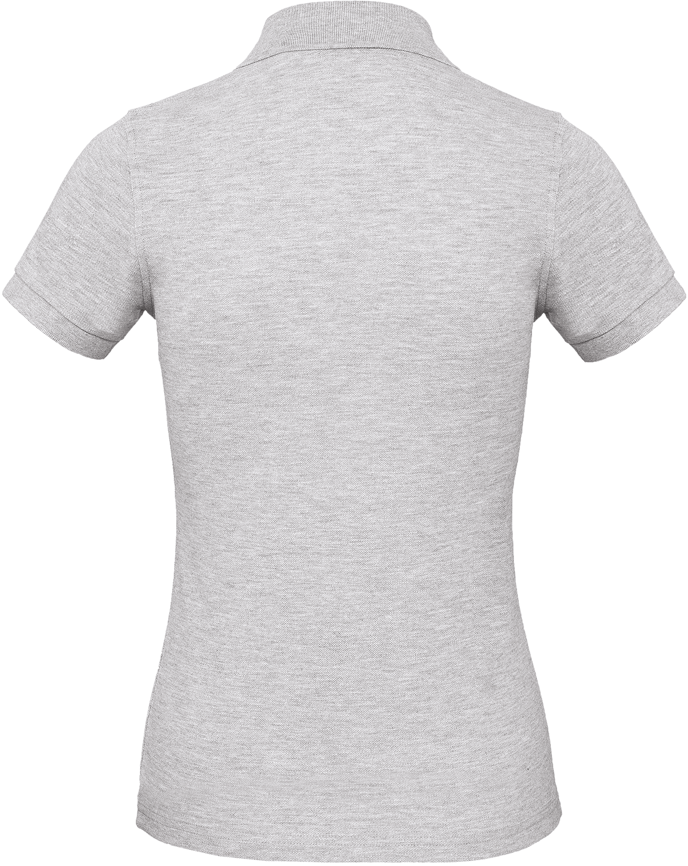Polo bio senhora - Heather Grey