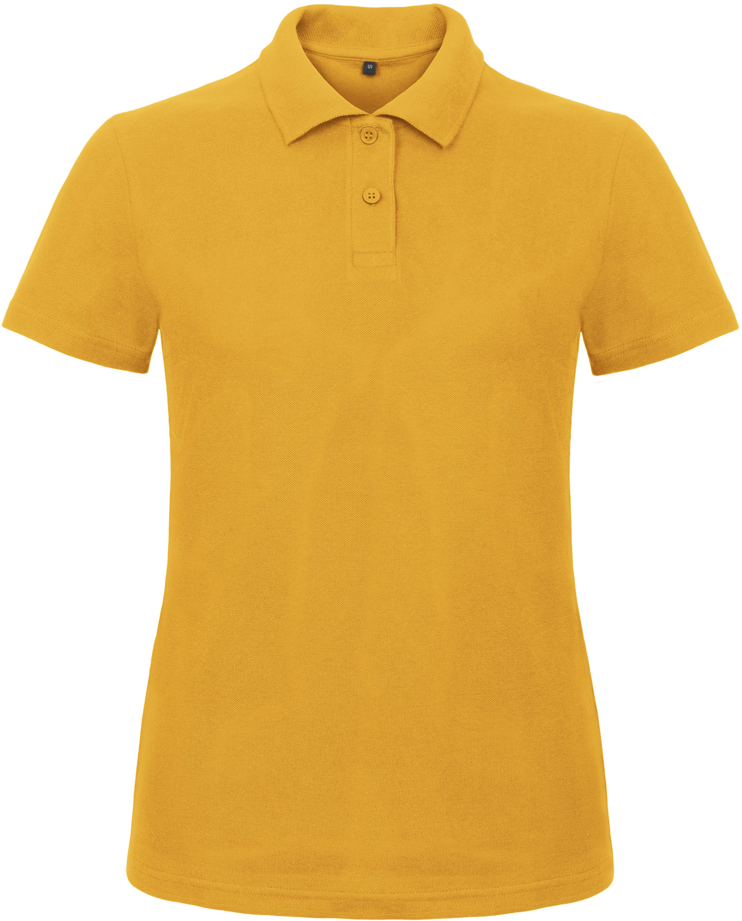 Polo piqué de senhora ID.001 - Chili Gold