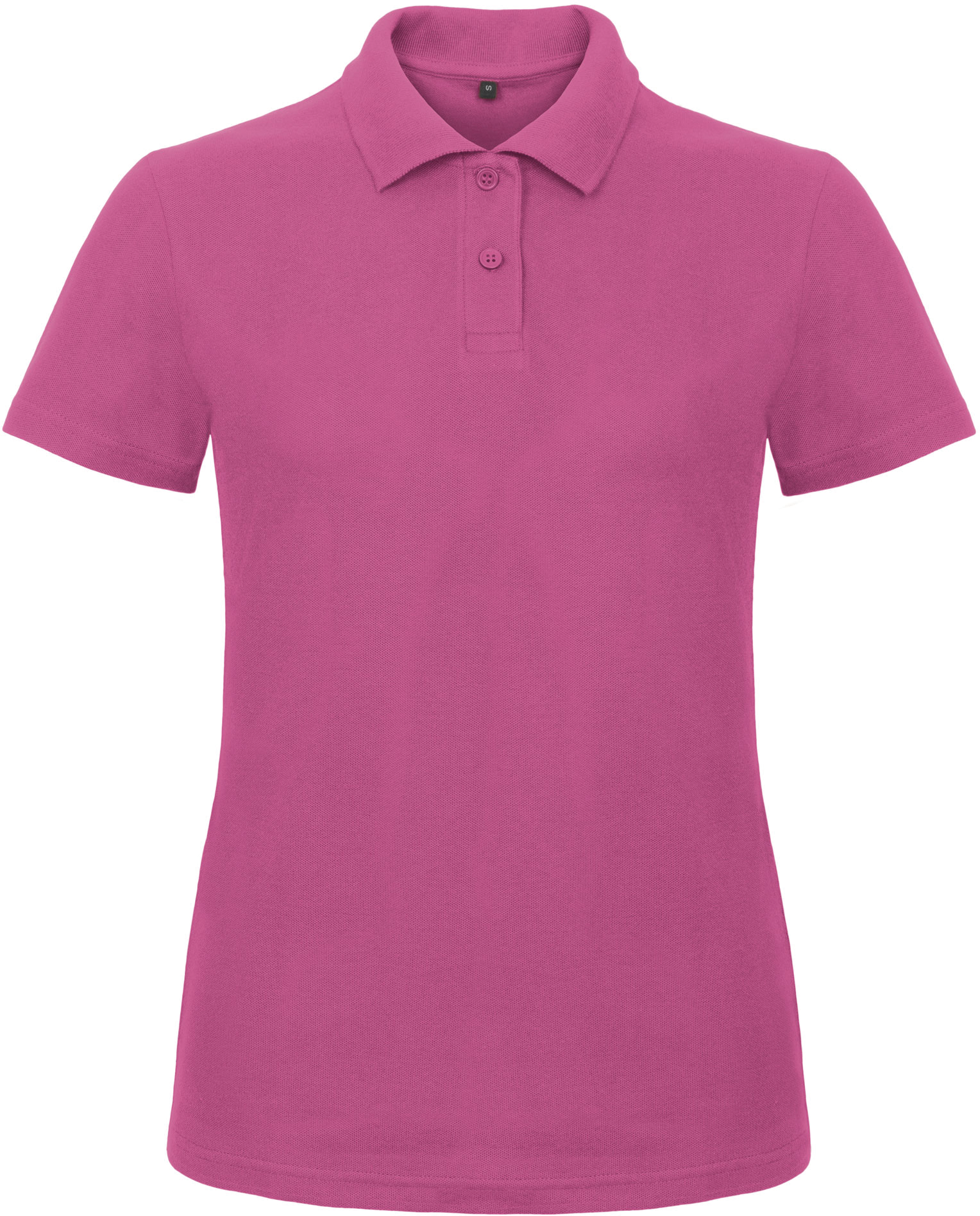 Polo piqué de senhora ID.001 - Fuchsia
