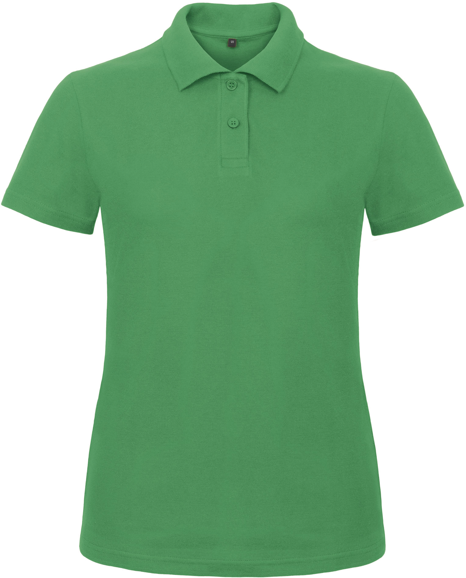 Polo piqué de senhora ID.001 - Kelly Green