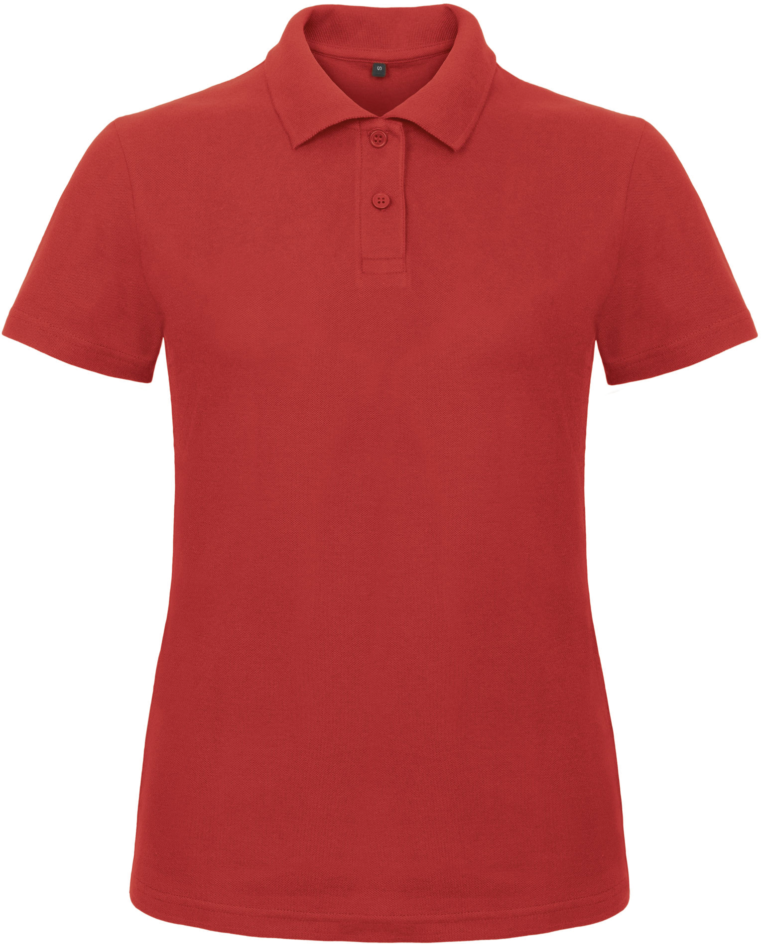 Polo piqué de senhora ID.001 - Red