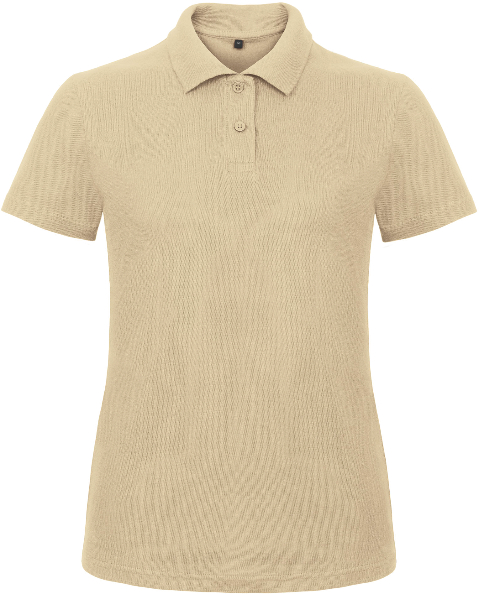 Polo piqué de senhora ID.001 - Sand