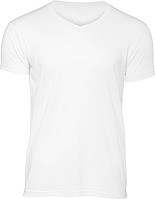 T-shirt Triblend col V Homme - Image 7