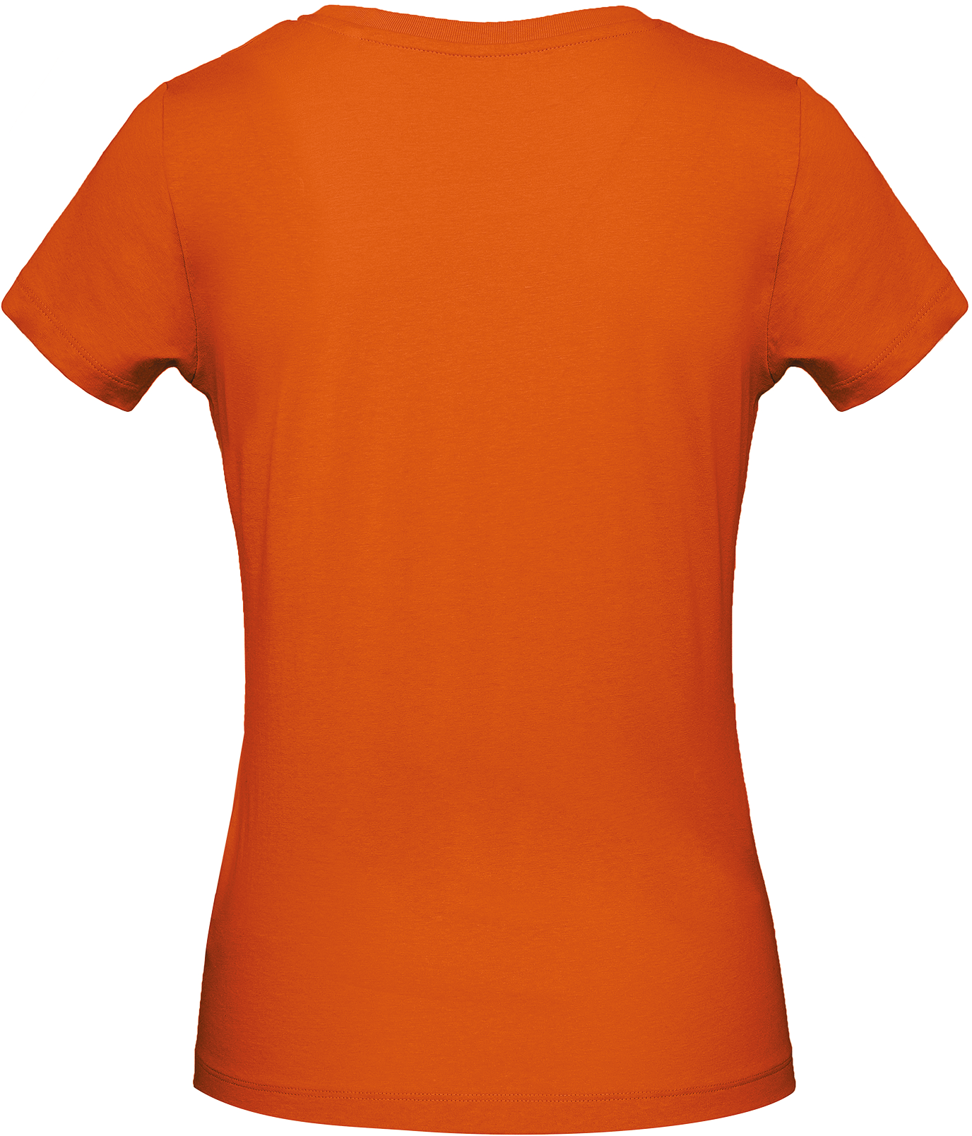 T-shirt Organic Inspire de senhora com decote redondo - Orange