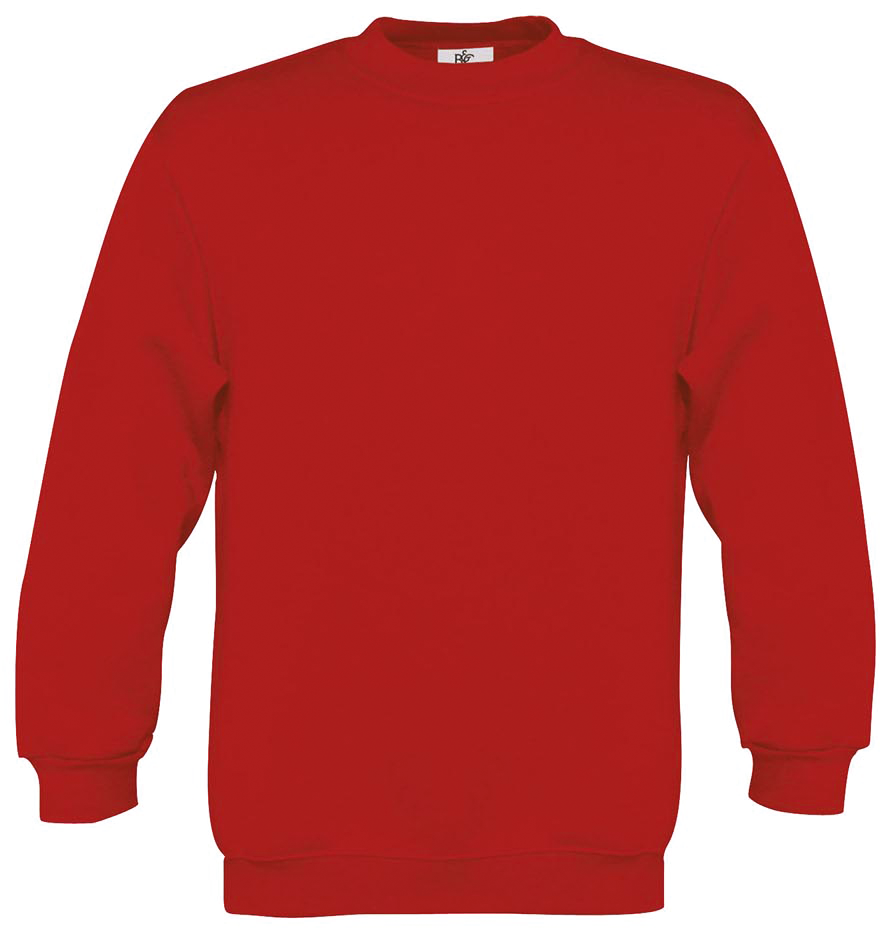 Sweatshirt de criança com decote redondo - Red