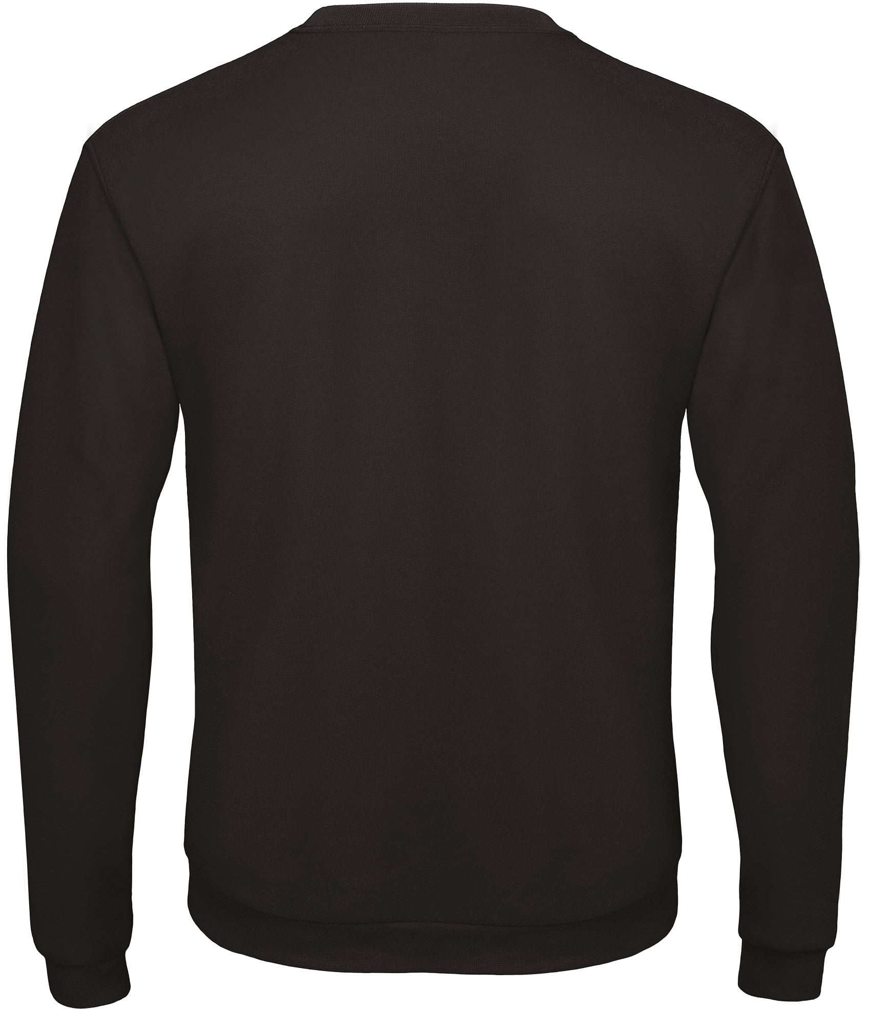 Sweatshirt com decote redondo ID.202 - Black
