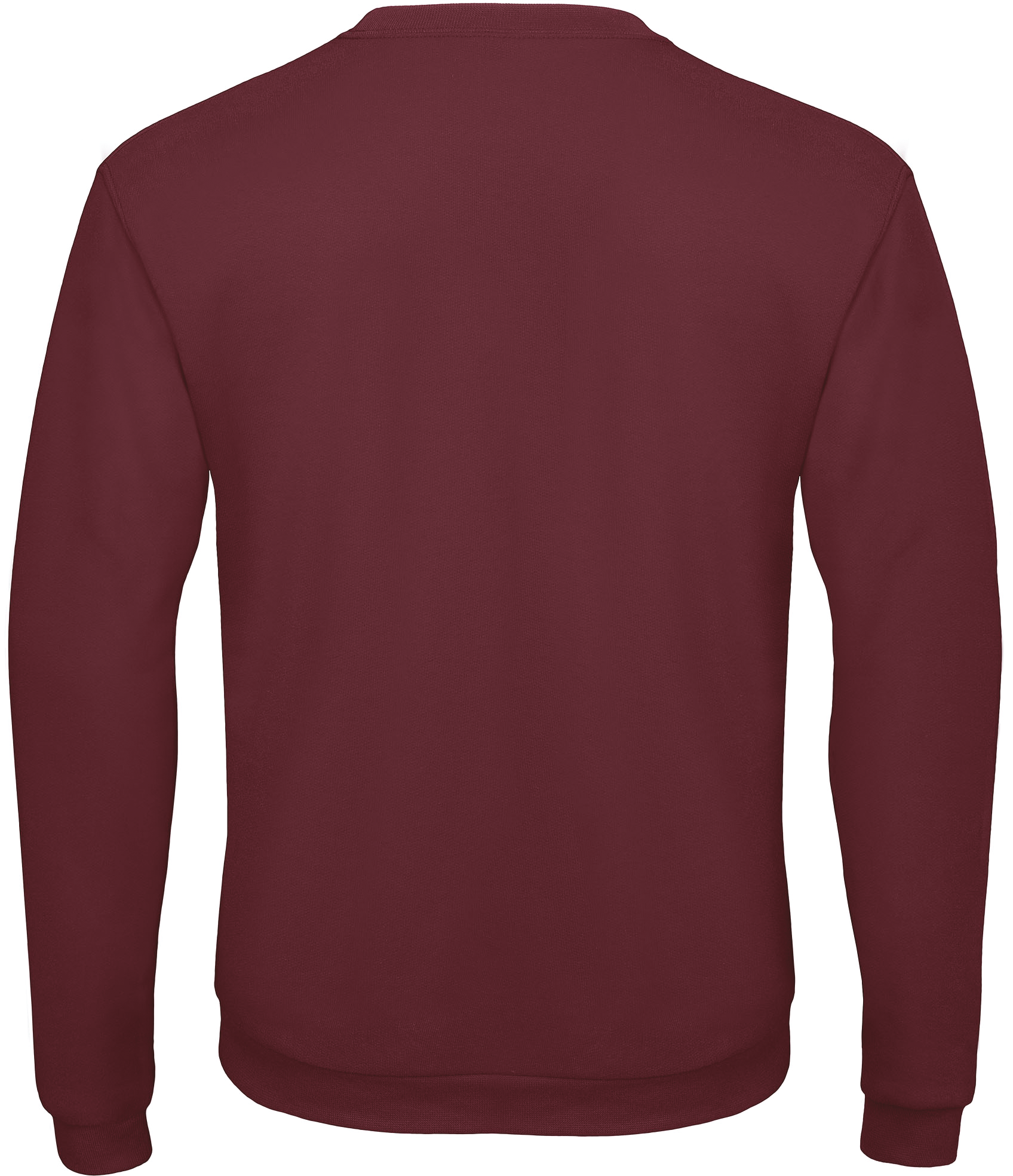 Sweatshirt com decote redondo ID.202 - Burgundy