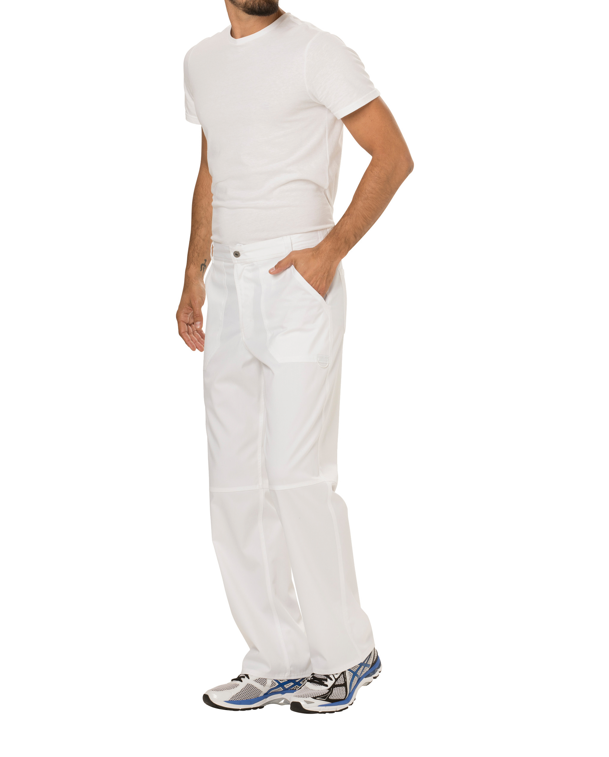 Pantalones tipo cargo con bragueta hombre