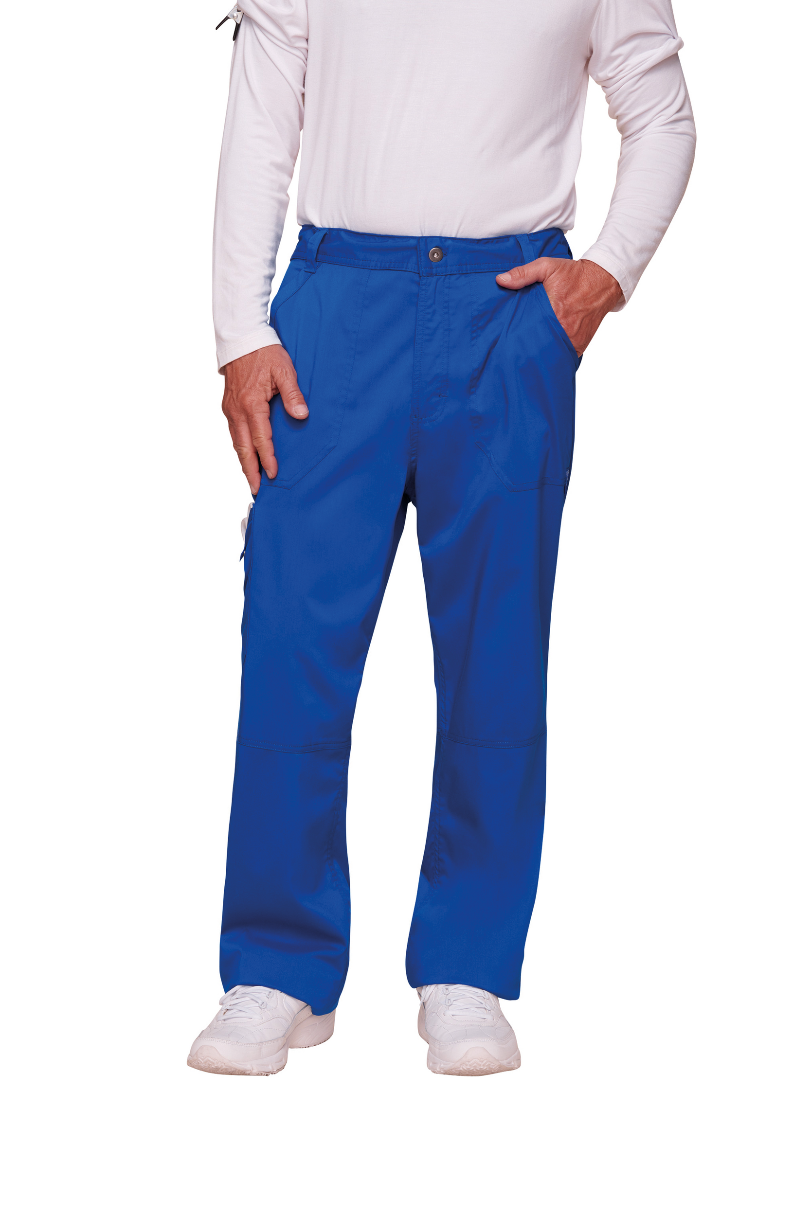Pantalones tipo cargo con bragueta hombre