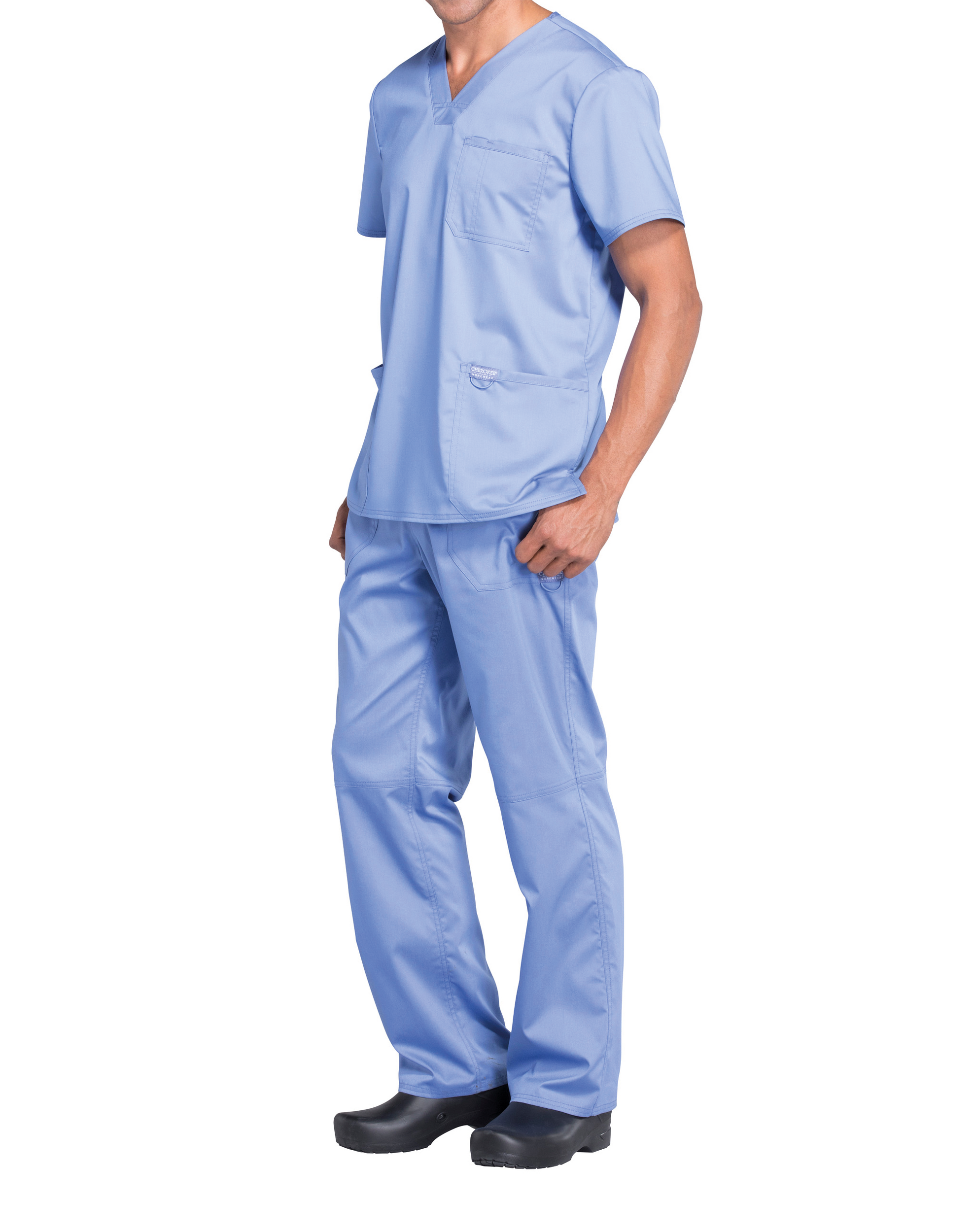 Camiseta cuello pico hombre