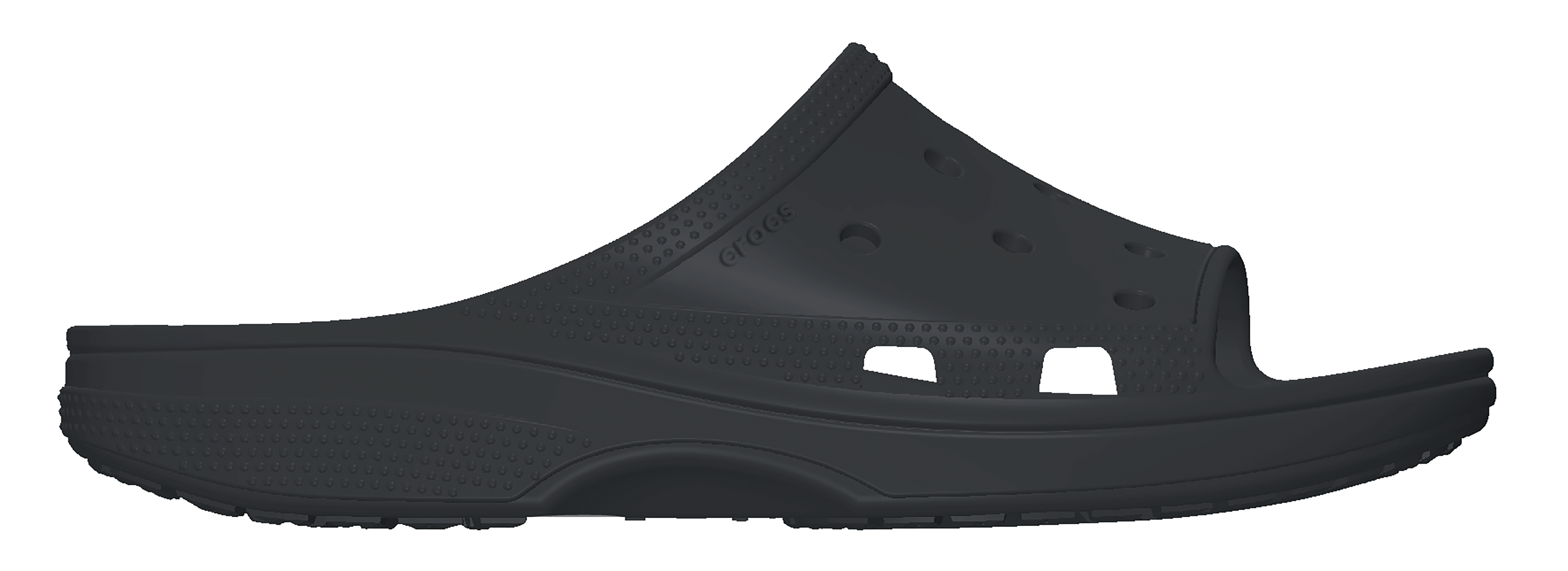 Chinelos Crocs para homem Saturday Slide — Preto Frente