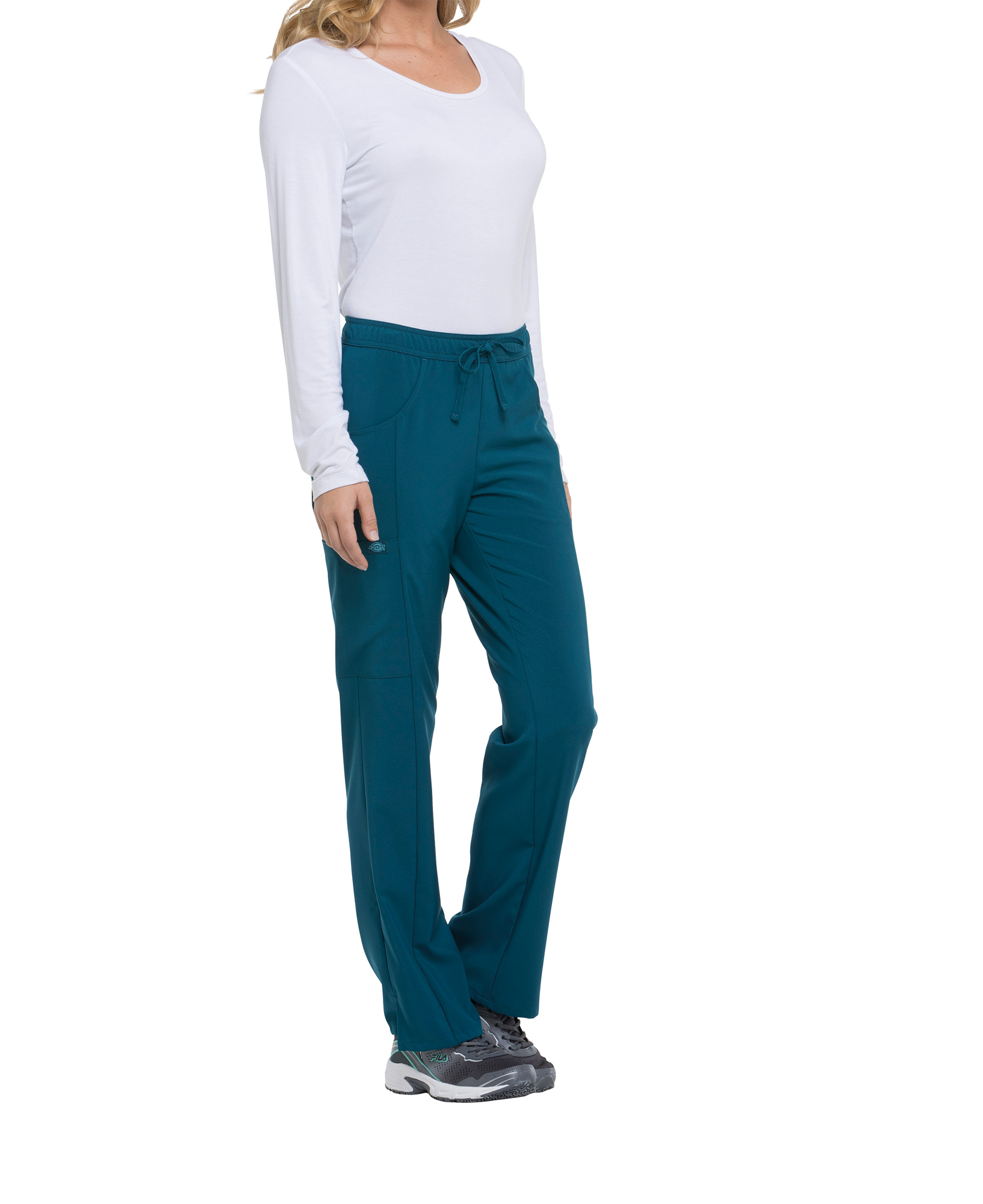 Pantalones de tiro medio mujer<br/>