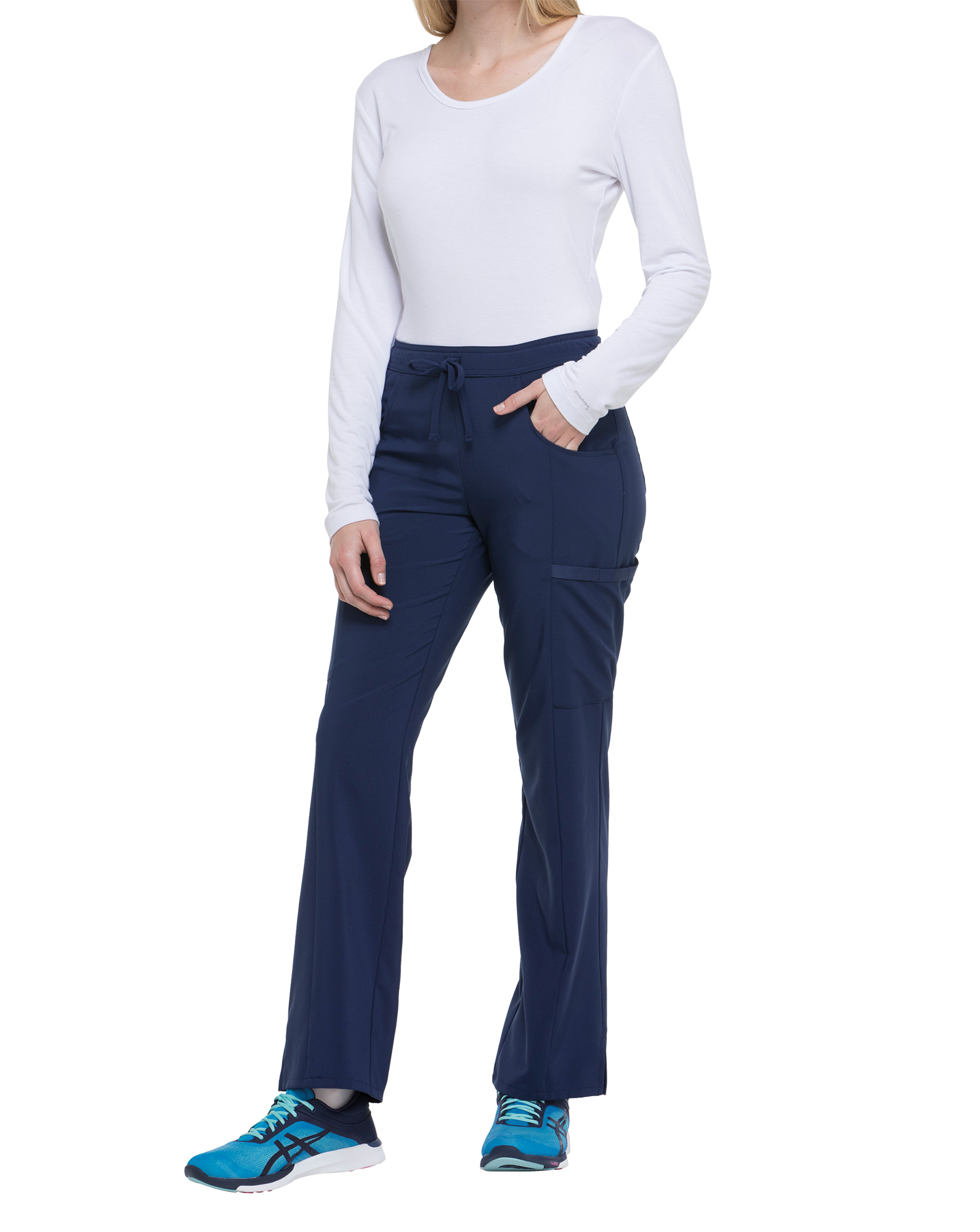 Pantalones de tiro medio mujer<br/>