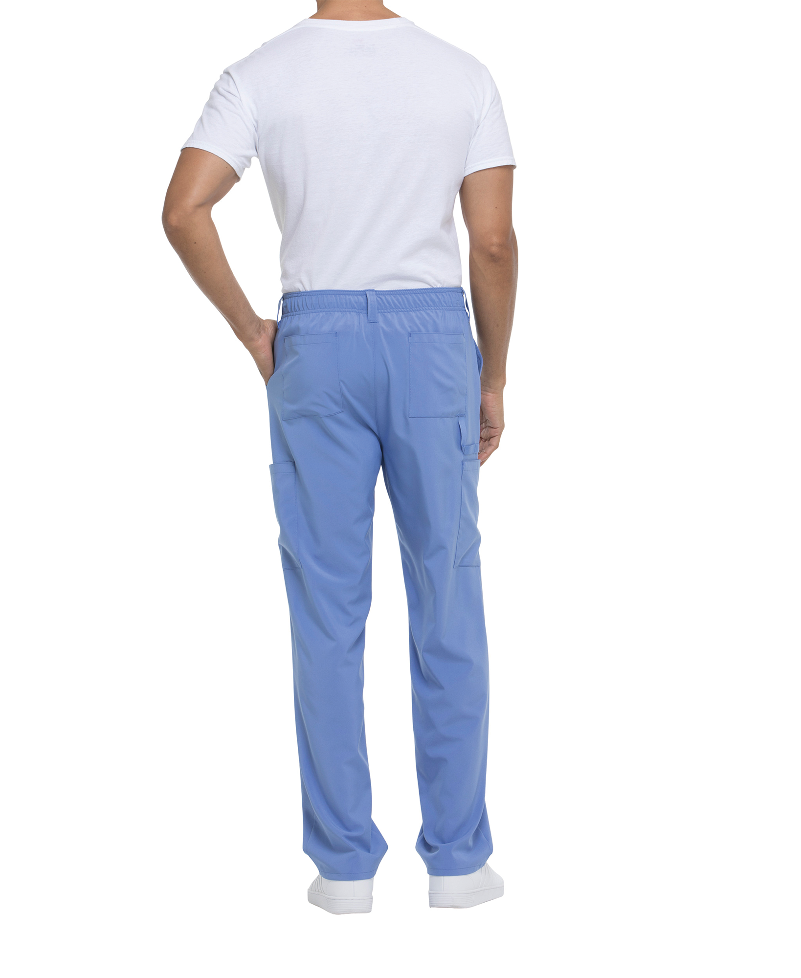 Calças com cintura ajustável com cordão de homem - Ciel