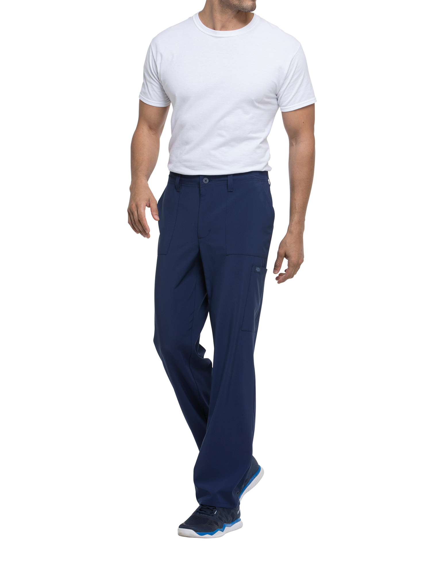 Pantalón con cordón de ajuste y tiro estándar hombre<br/>