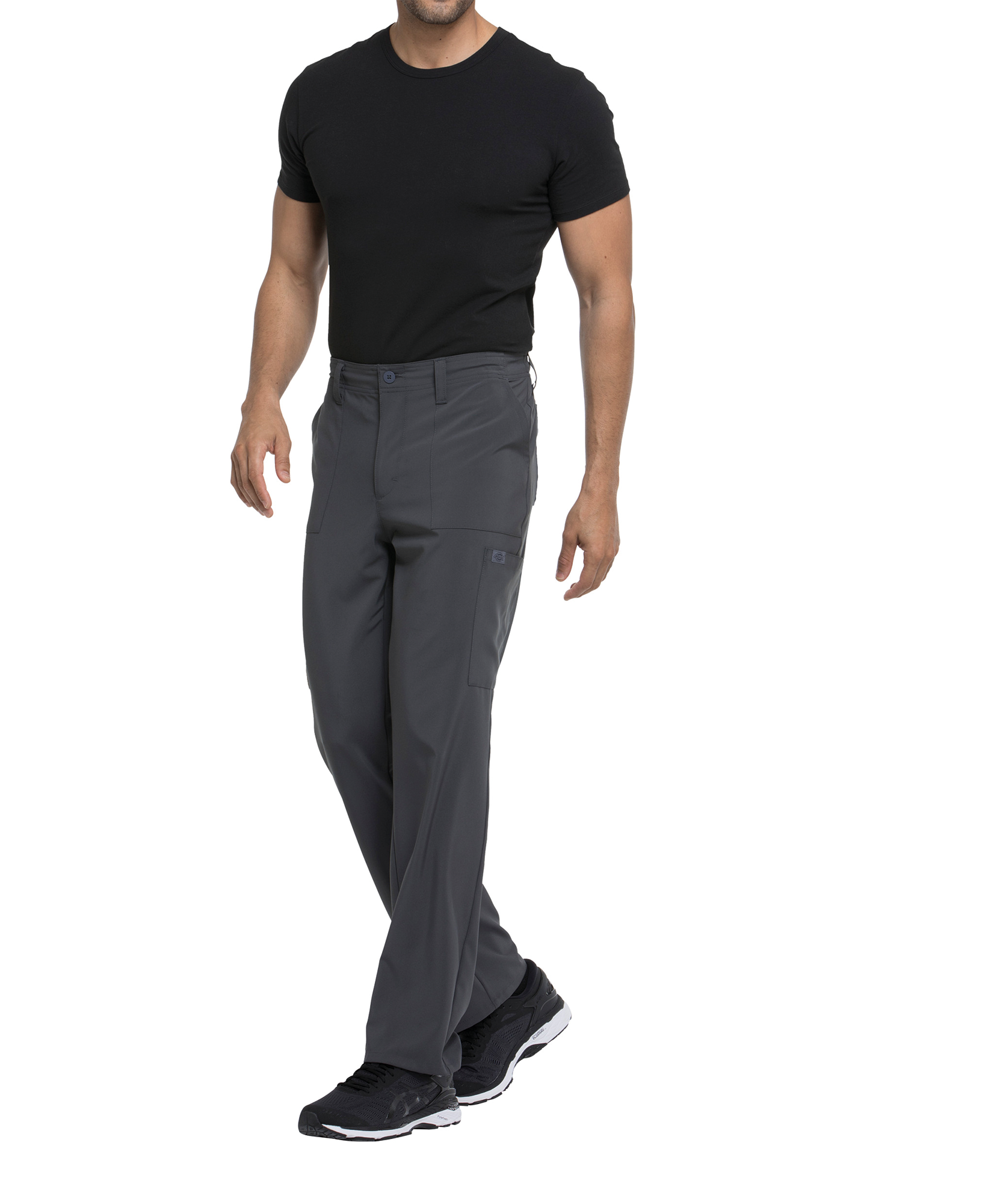 Pantalón con cordón de ajuste y tiro estándar hombre<br/>
