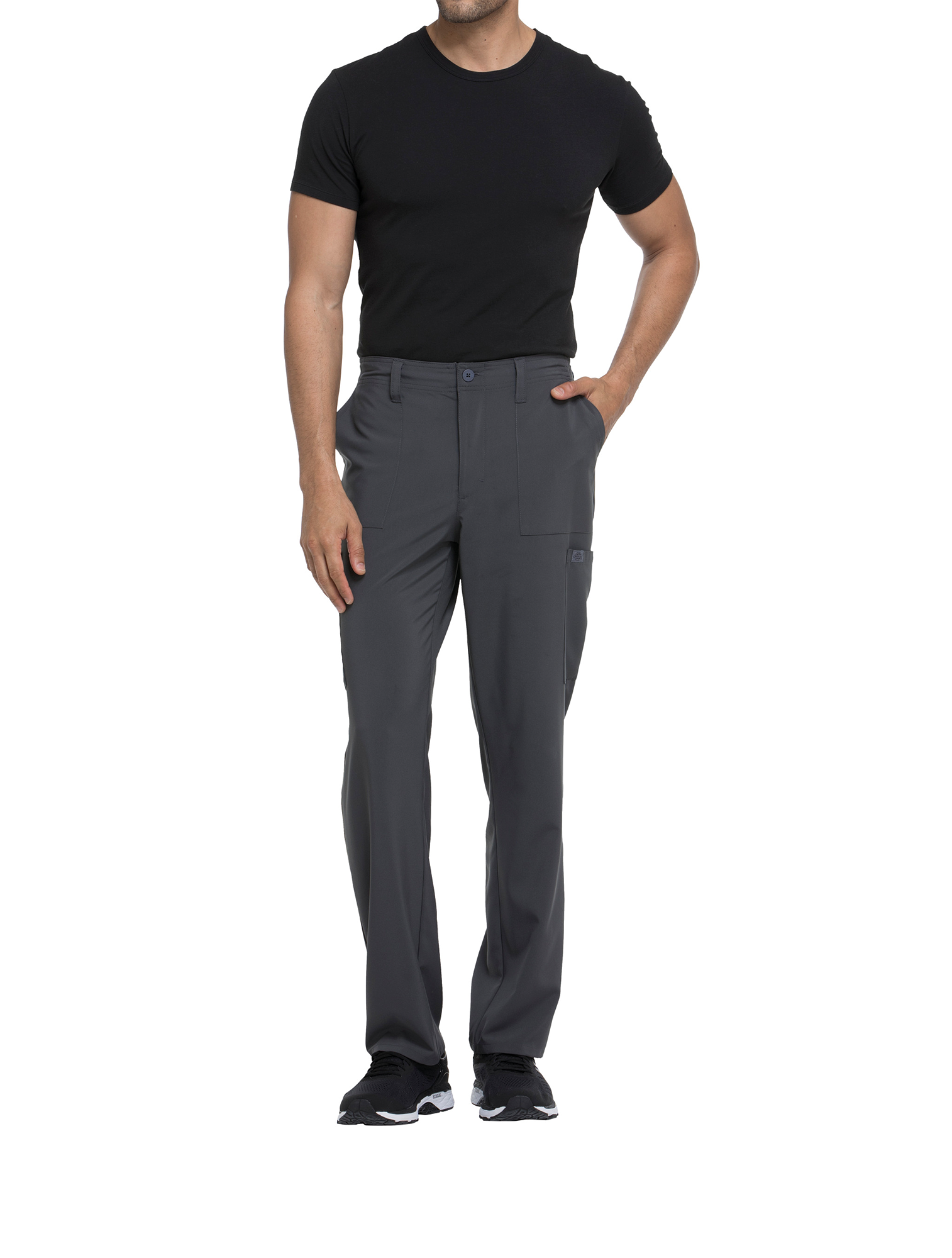 Pantalón con cordón de ajuste y tiro estándar hombre<br/>