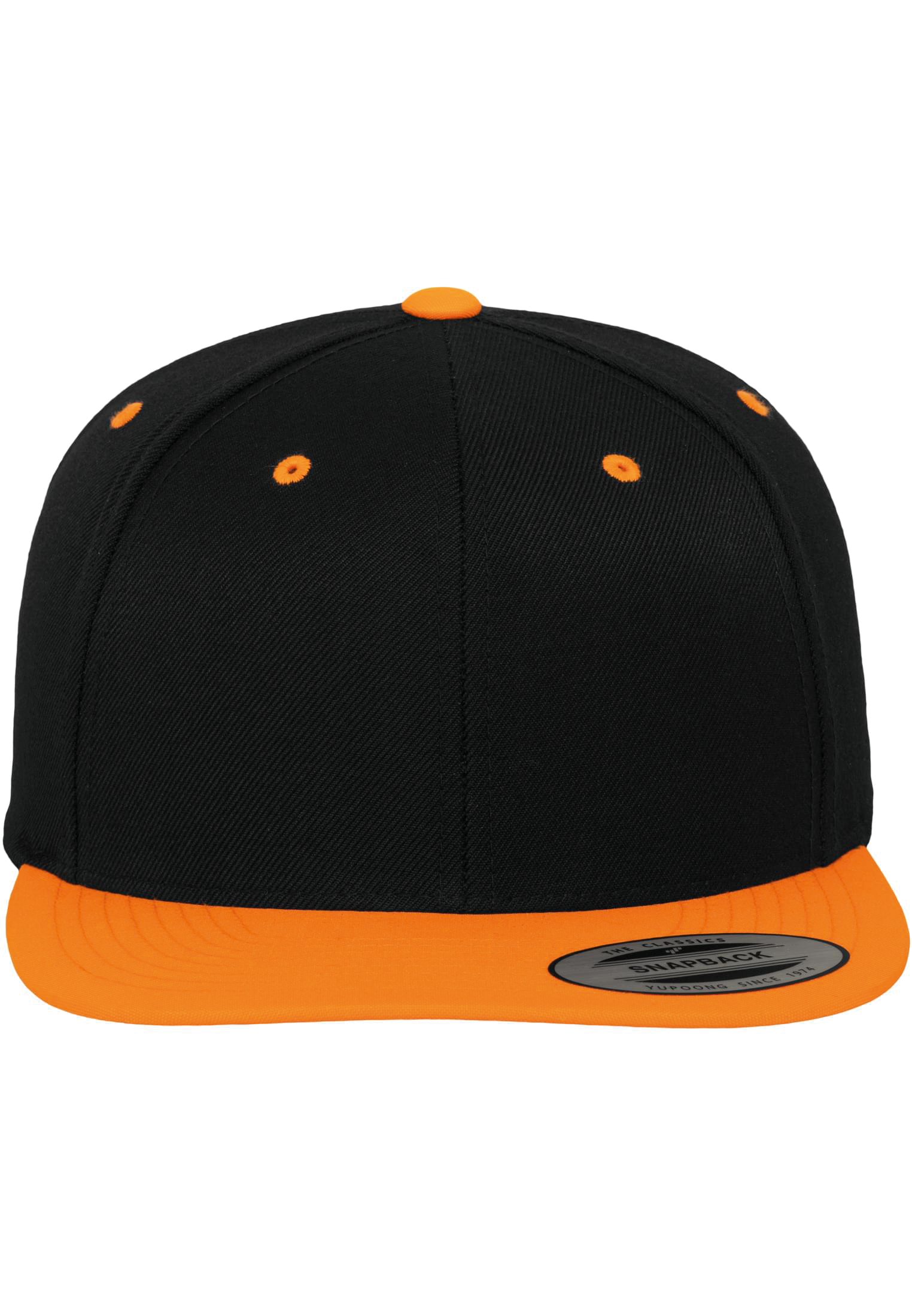 BLACK / Neon Orange